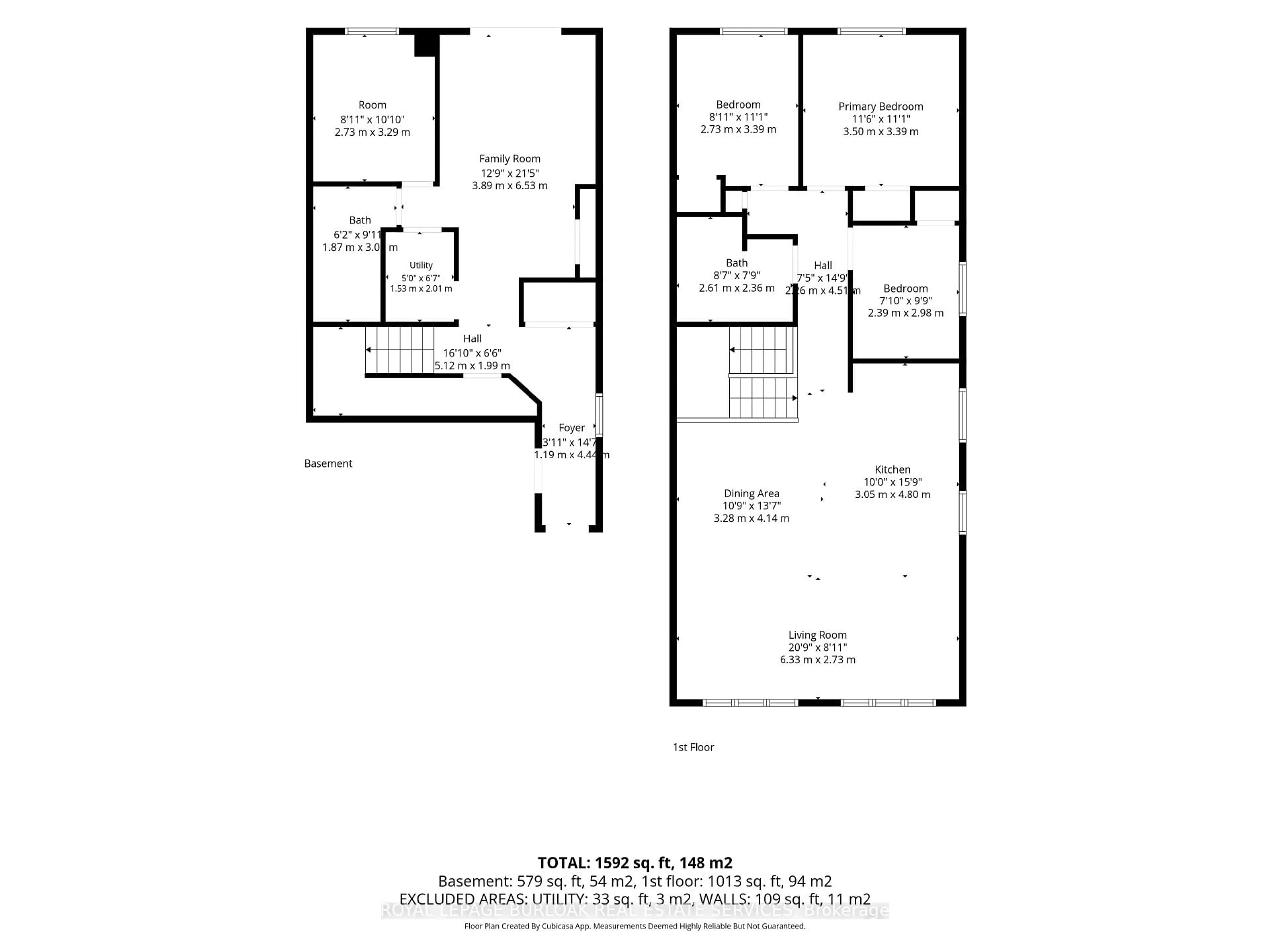 Floor plan for 1553 Newlands Cres, Burlington Ontario L7M 1P1