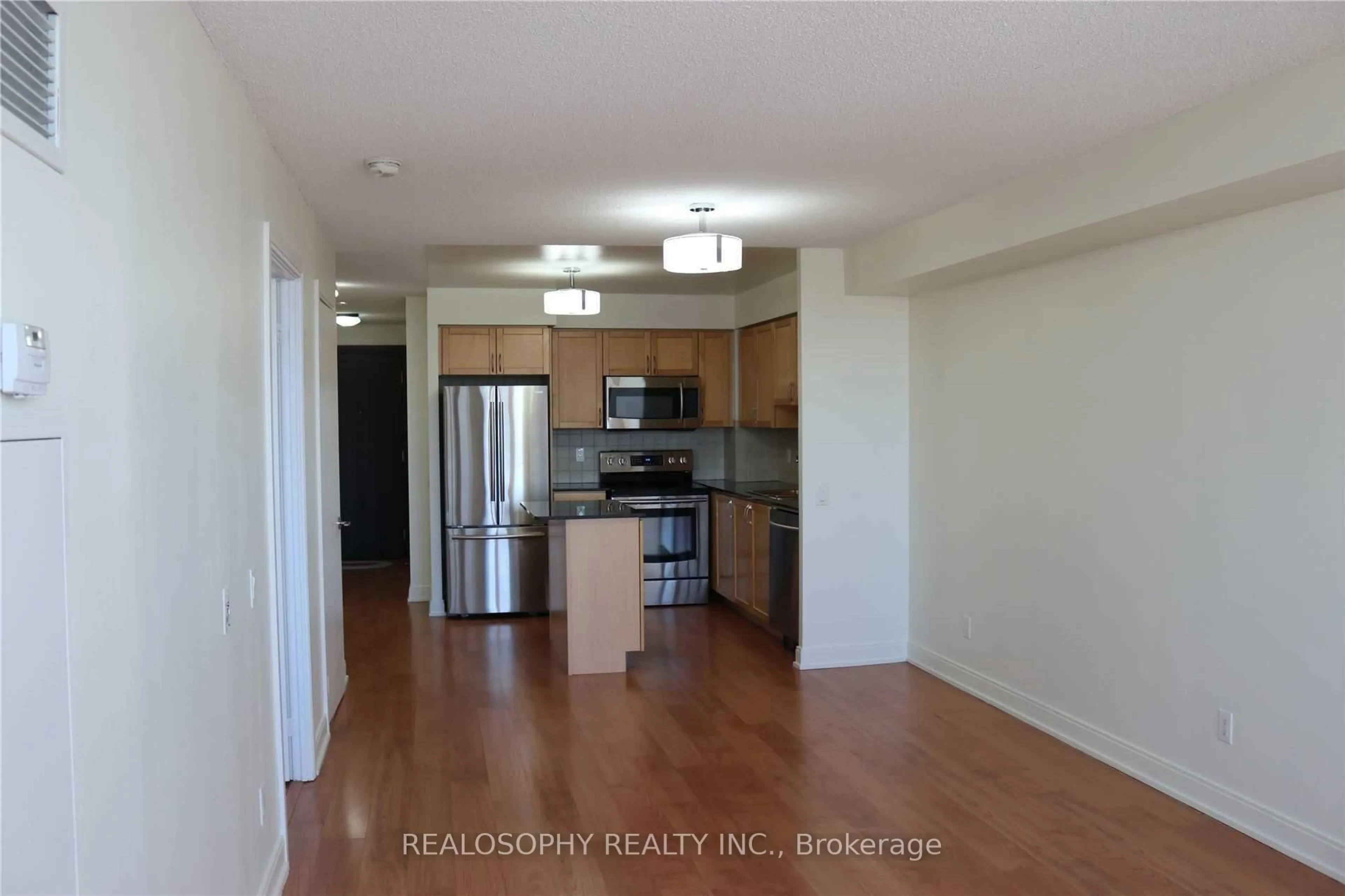 Standard kitchen, wood/laminate floor for 35 Viking Lane #2138, Toronto Ontario M9B 0A2