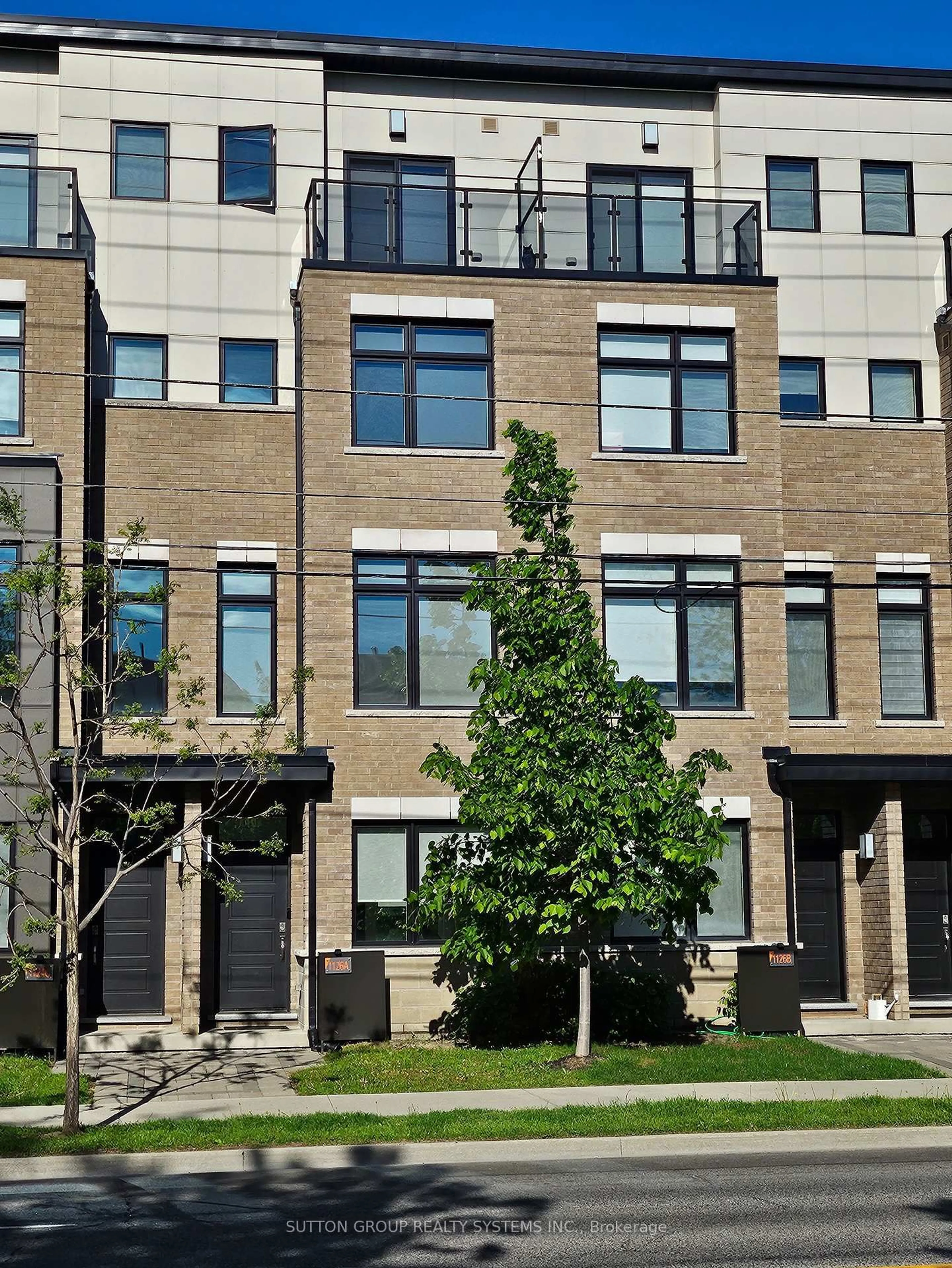 Home with brick exterior material, street for 1126A Islington Ave, Toronto Ontario M8Z 0G6