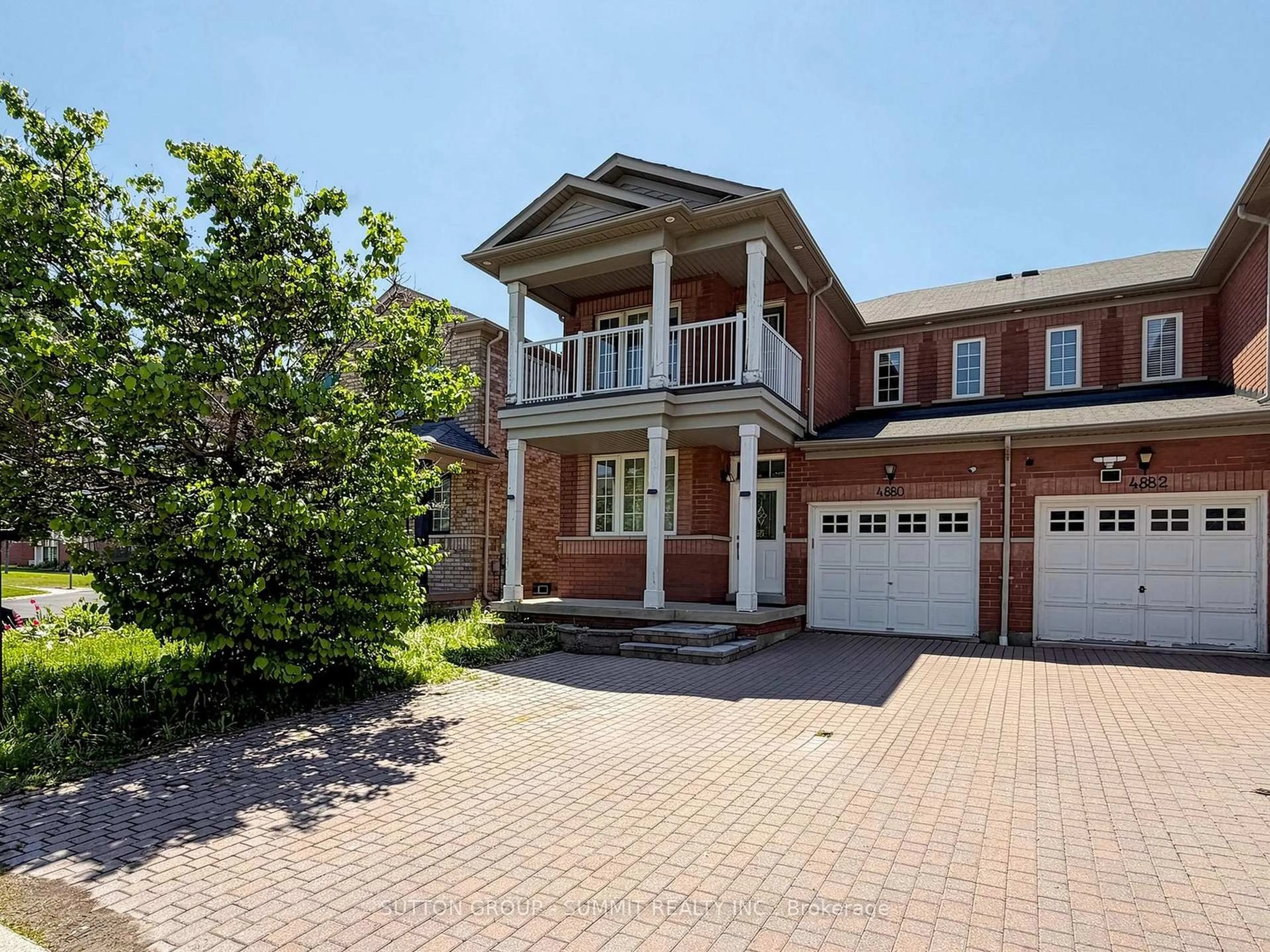 Home with brick exterior material, street for 4880 YORKSHIRE Ave, Mississauga Ontario L4Z 4H6