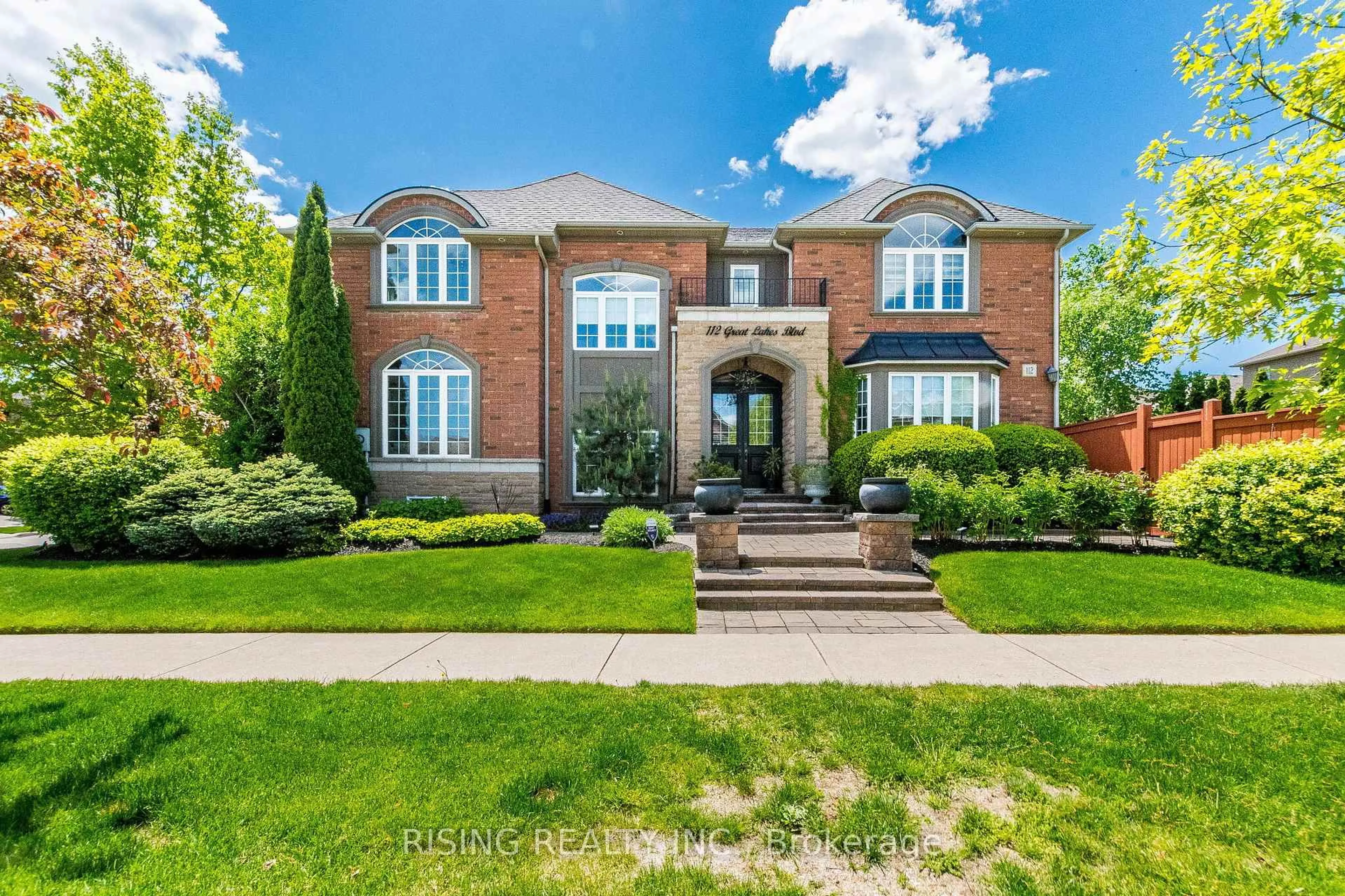 Home with brick exterior material, street for 112 Great Lakes Blvd, Oakville Ontario L6L 6W5