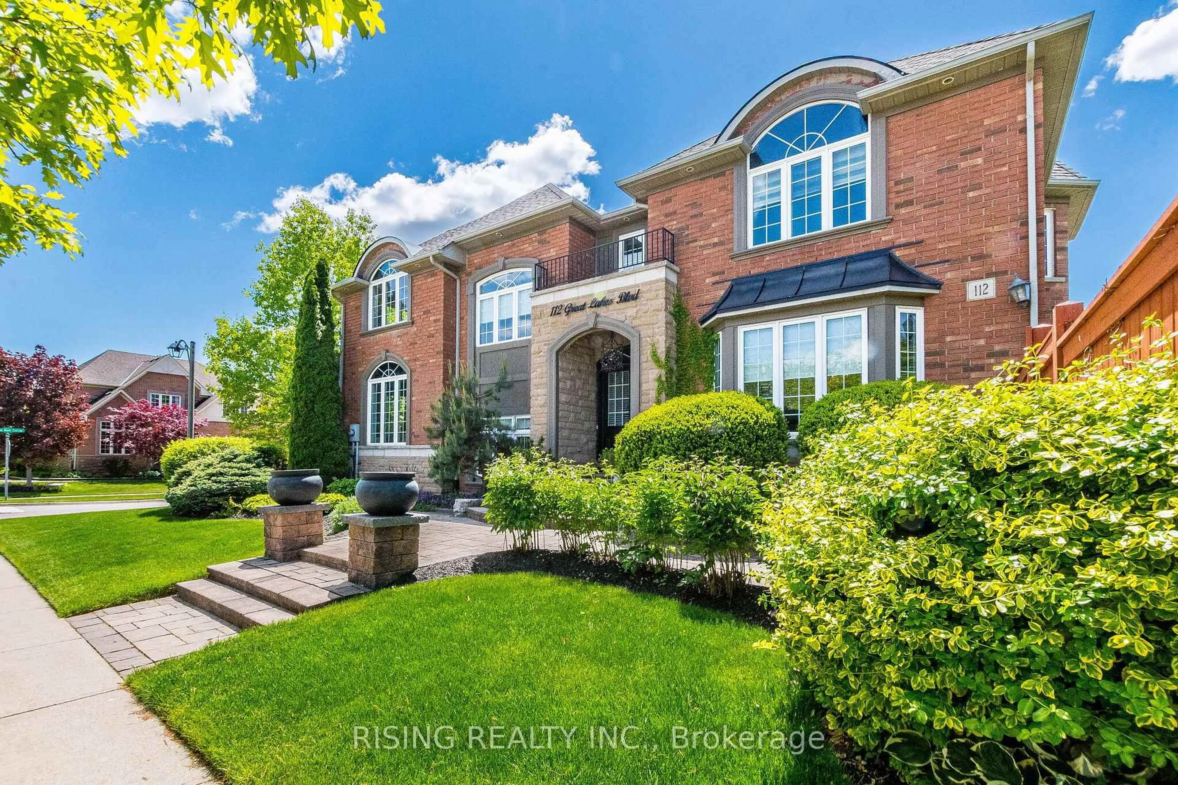 Home with brick exterior material, street for 112 Great Lakes Blvd, Oakville Ontario L6L 6W5