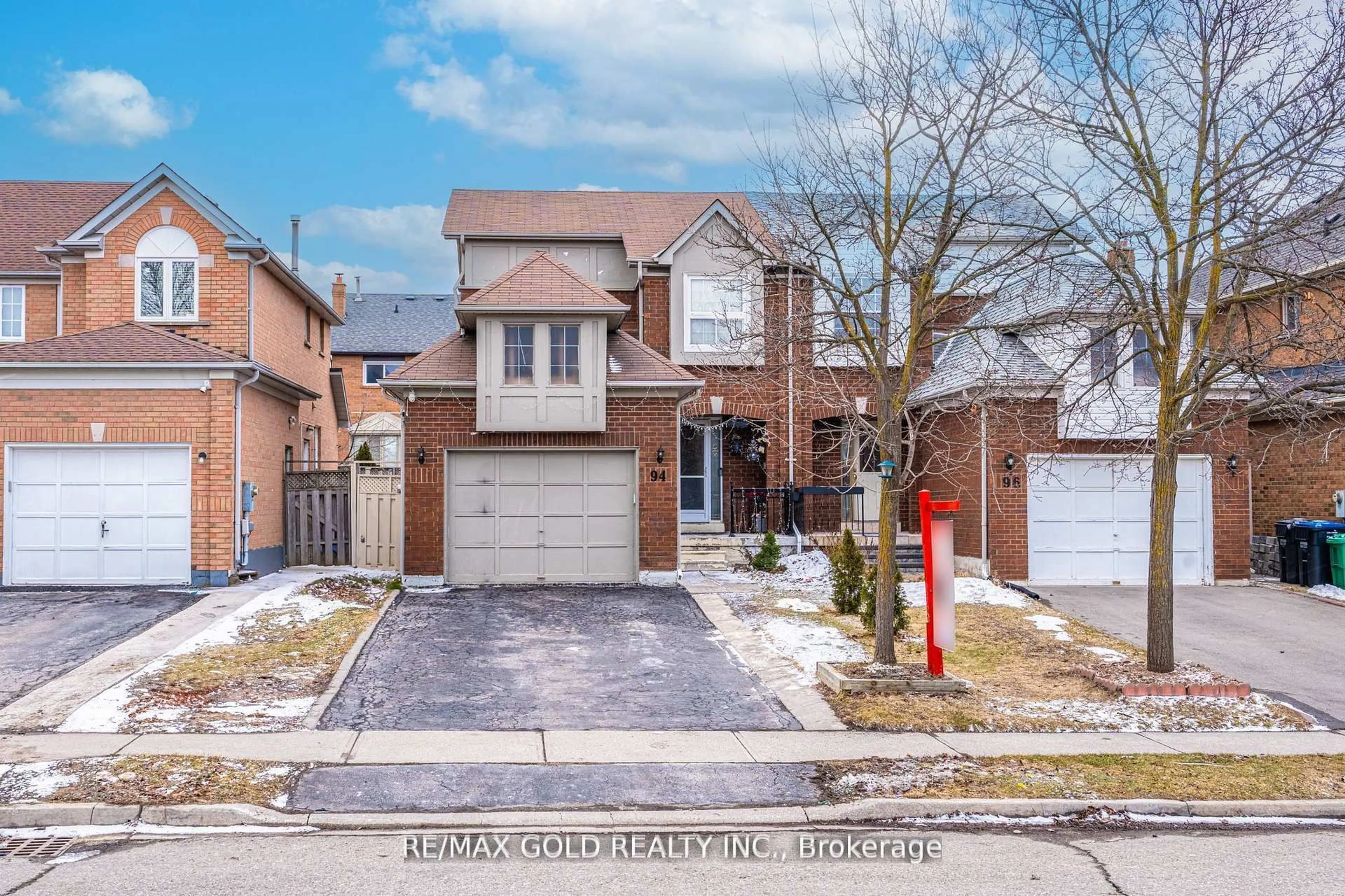 Home with brick exterior material, street for 94 Bighorn Cres, Brampton Ontario L6R 1G7