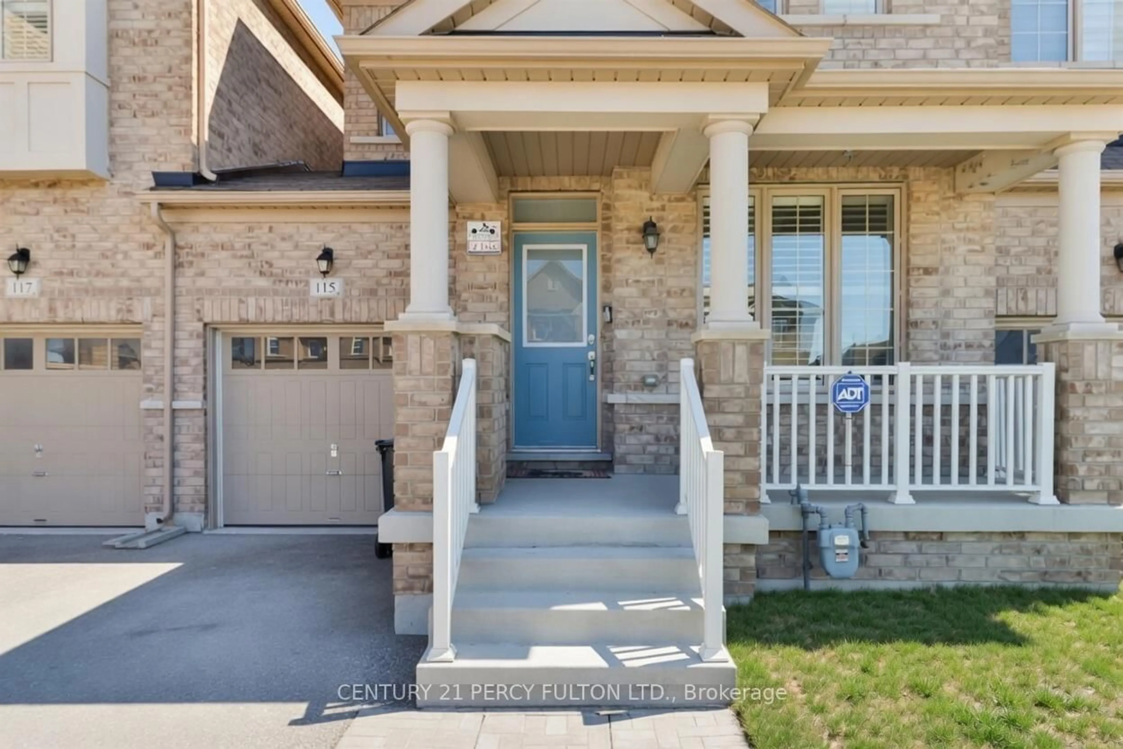 Home with brick exterior material, street for 115 Bonnie Braes Dr, Brampton Ontario L6Y 0Z5