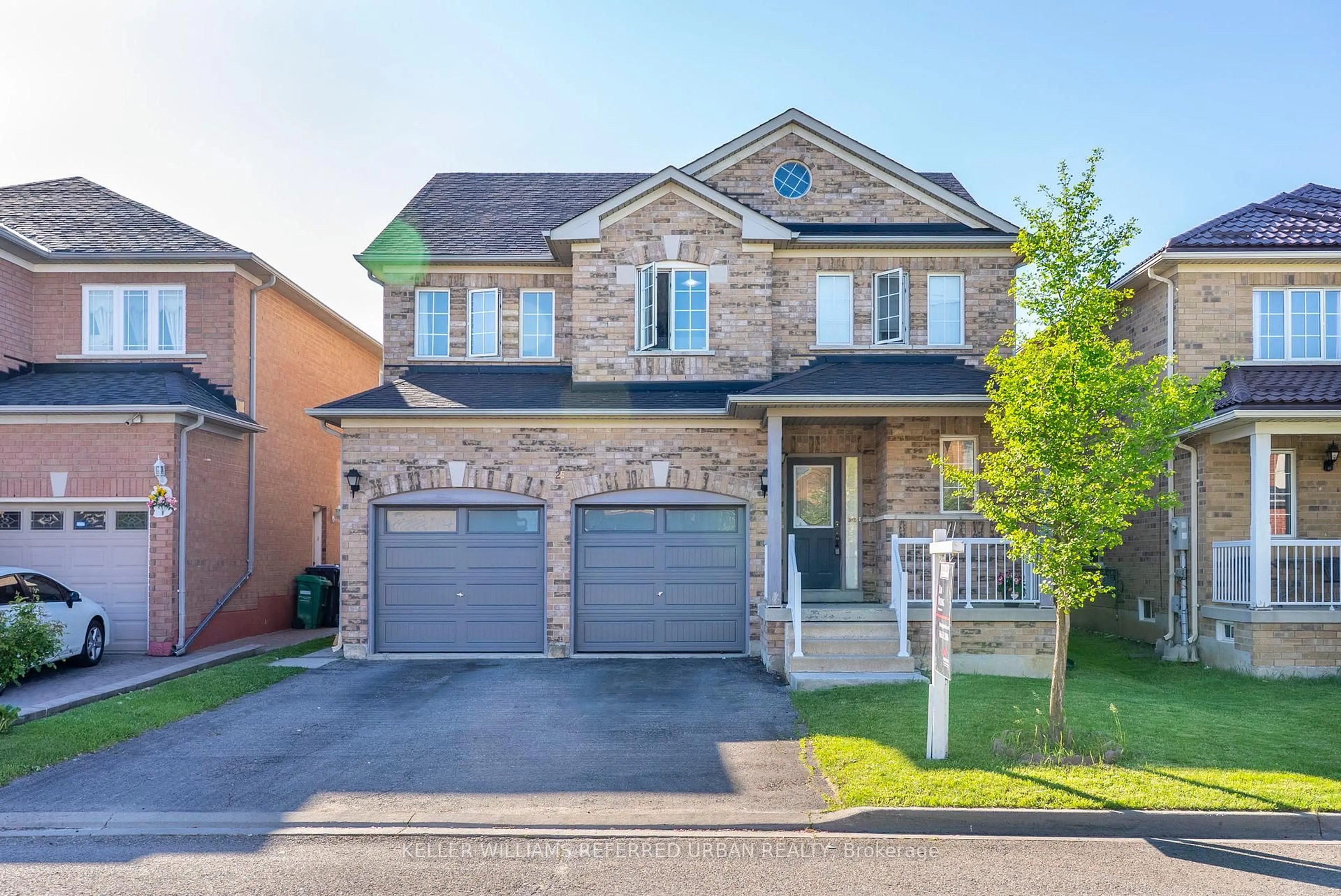 Home with brick exterior material, street for 25 Shadyridge Rd, Brampton Ontario L6P 1K4
