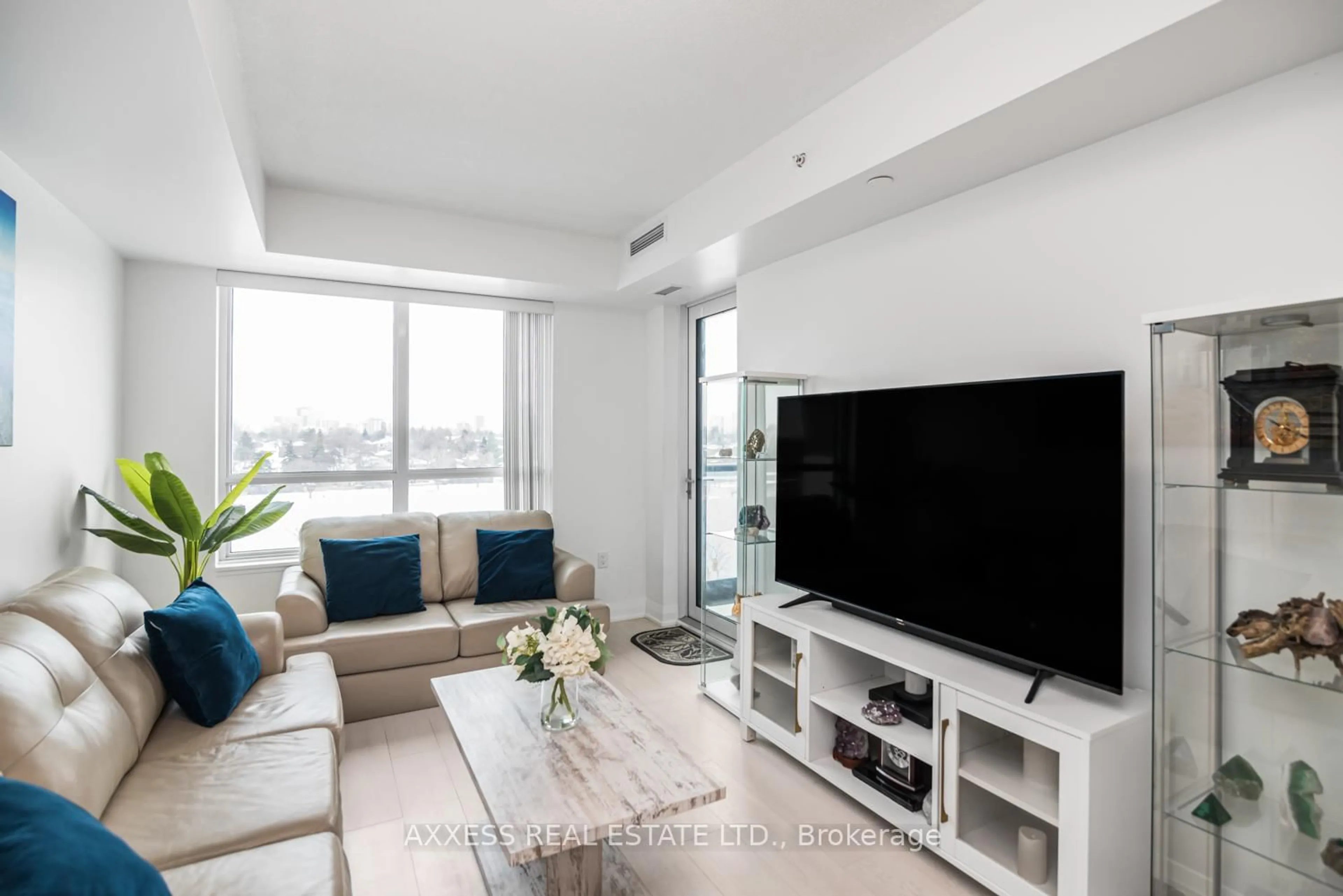Living room with furniture, unknown for 10 Gibbs Rd #619, Toronto Ontario M9B 0E2