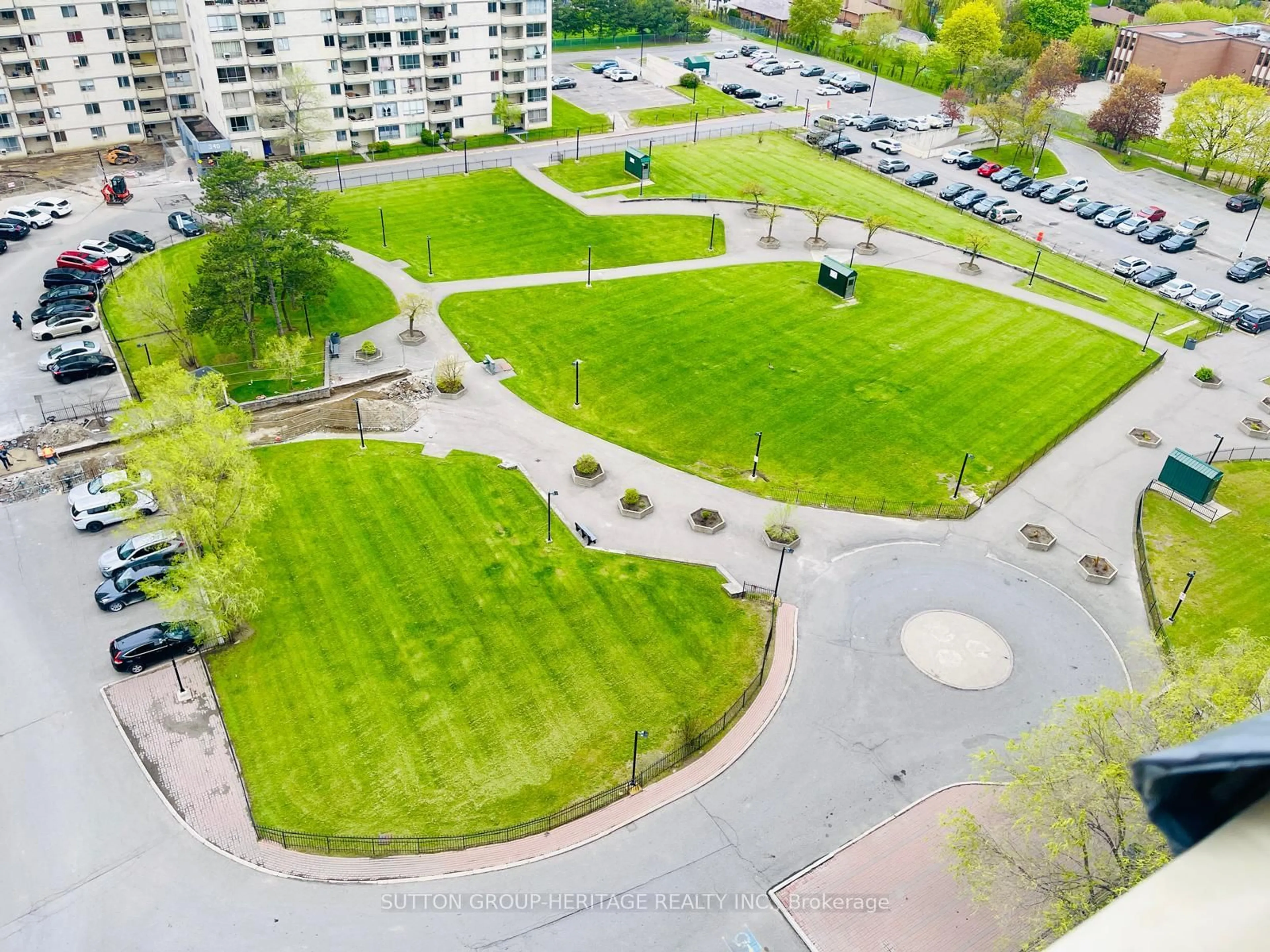 A pic from outside/outdoor area/front of a property/back of a property/a pic from drone, city buildings view from balcony for 320 Dixon Rd #1613, Toronto Ontario M9R 1S8
