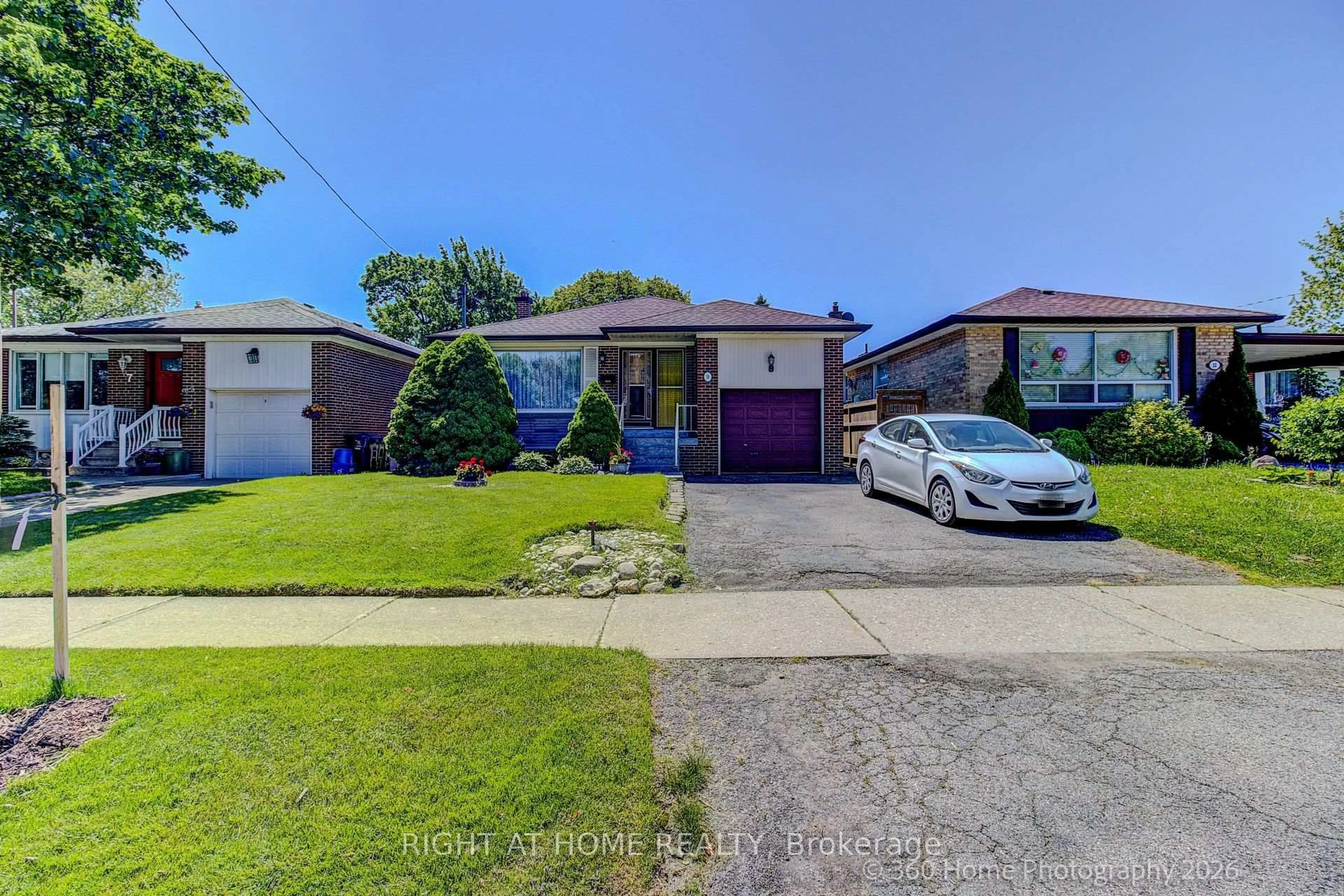 A pic from outside/outdoor area/front of a property/back of a property/a pic from drone, street for 9 STEVENHARRIS Dr, Toronto Ontario M9C 1T9