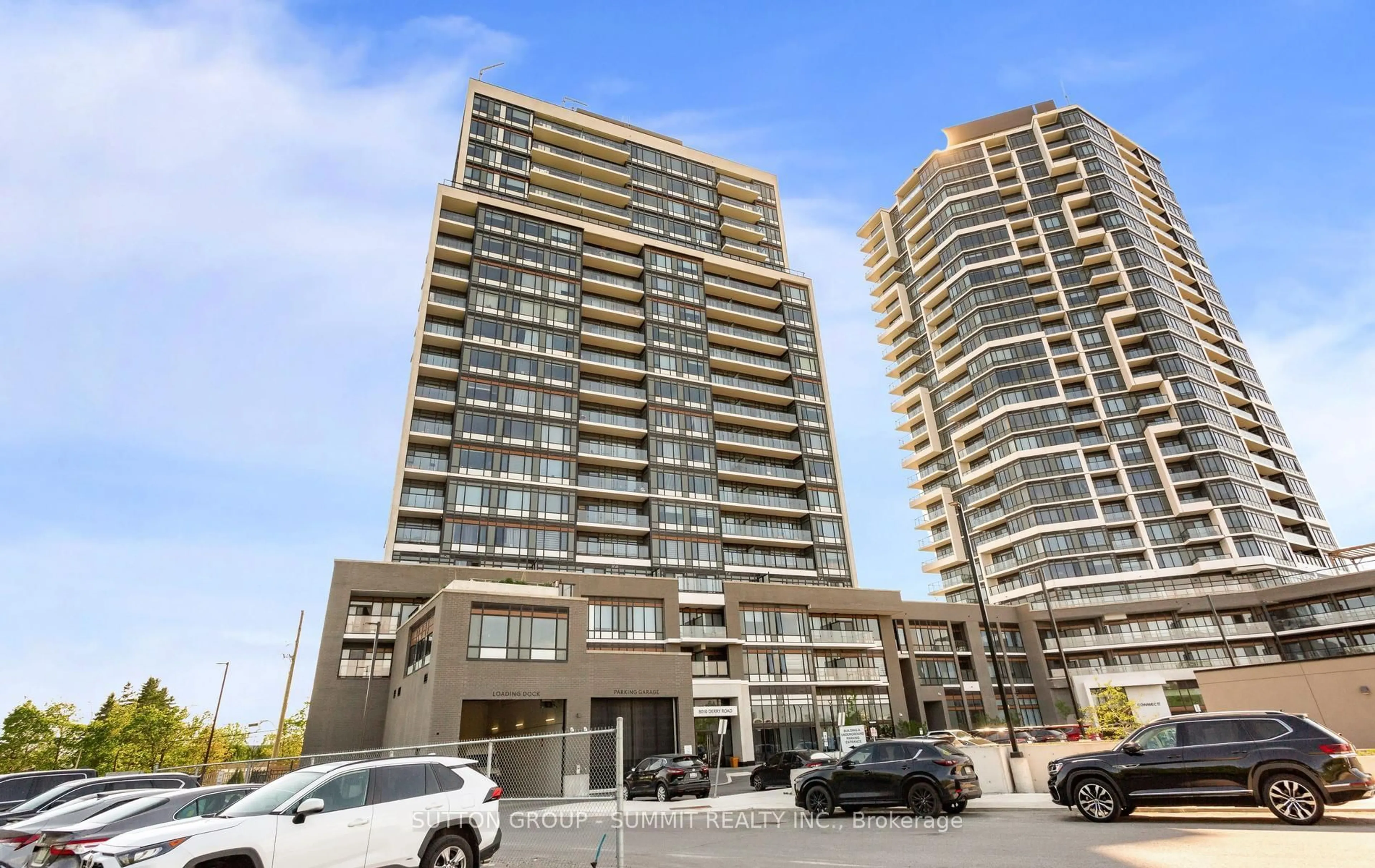 A pic from outside/outdoor area/front of a property/back of a property/a pic from drone, unknown for 8010 Derry Rd #504, Milton Ontario L9T 9N3