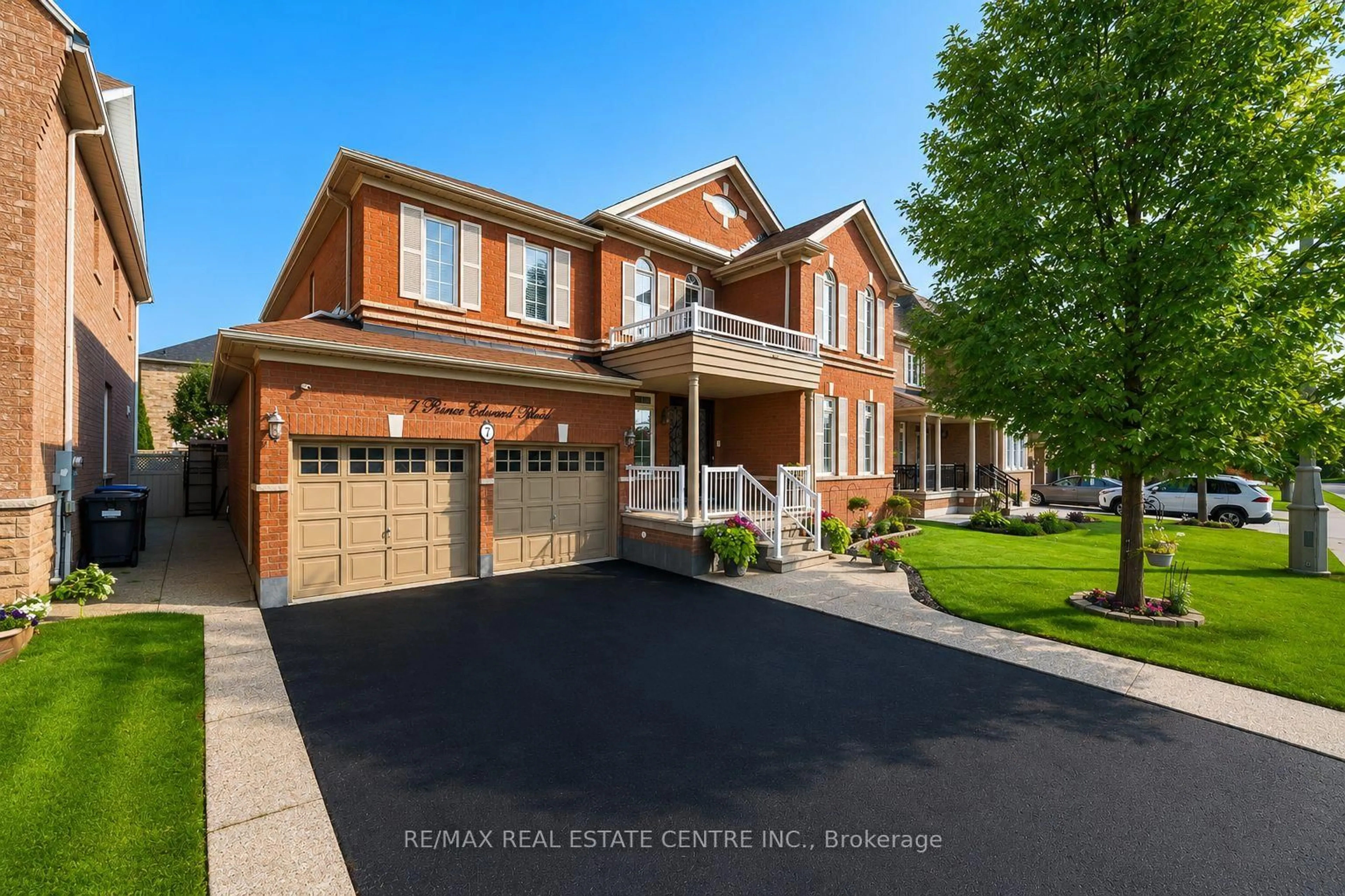 Home with brick exterior material, street for 7 Prince Edward Blvd, Brampton Ontario L6P 2E1