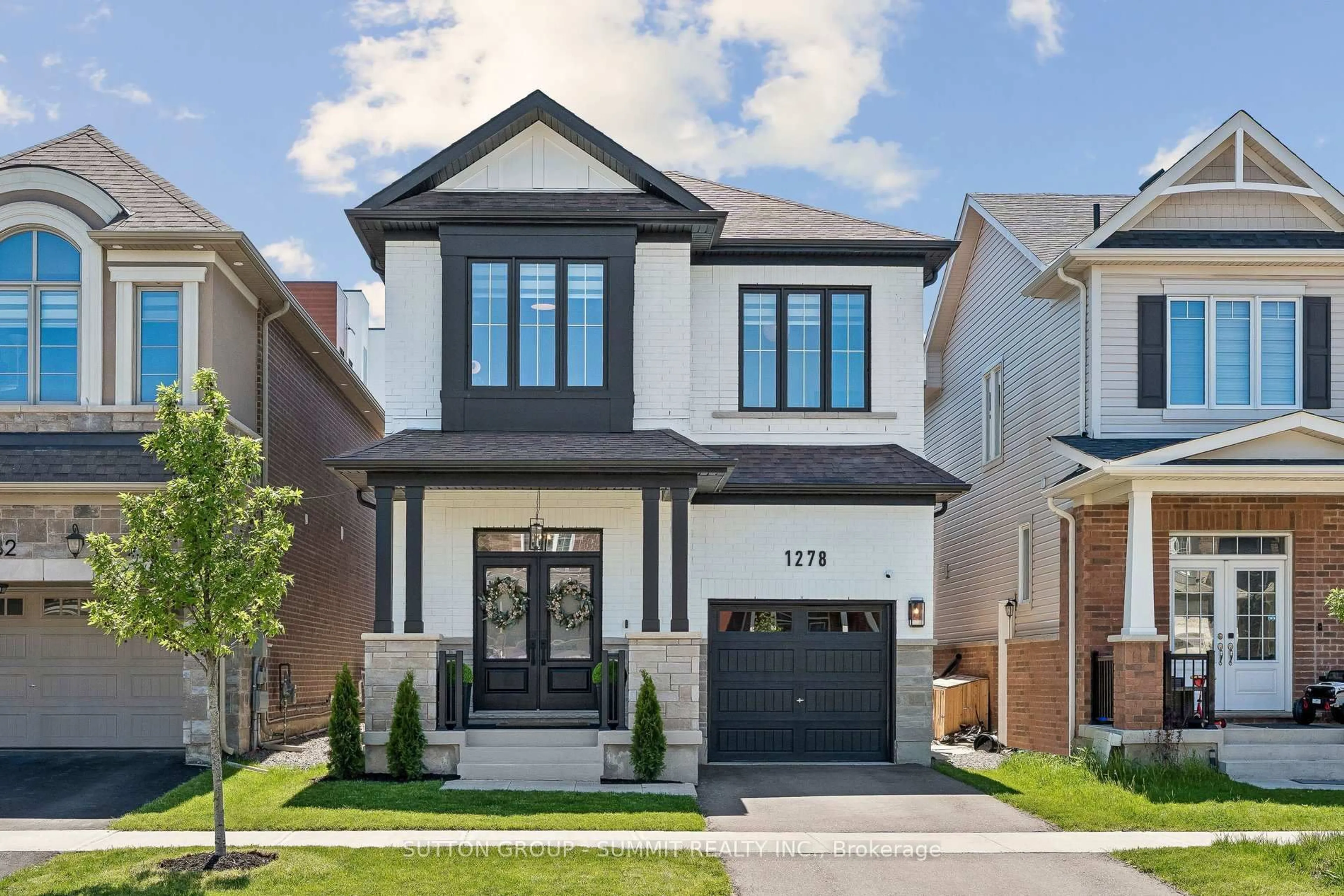 Home with brick exterior material, street for 1278 Kovachik Blvd, Milton Ontario L9E 1W3