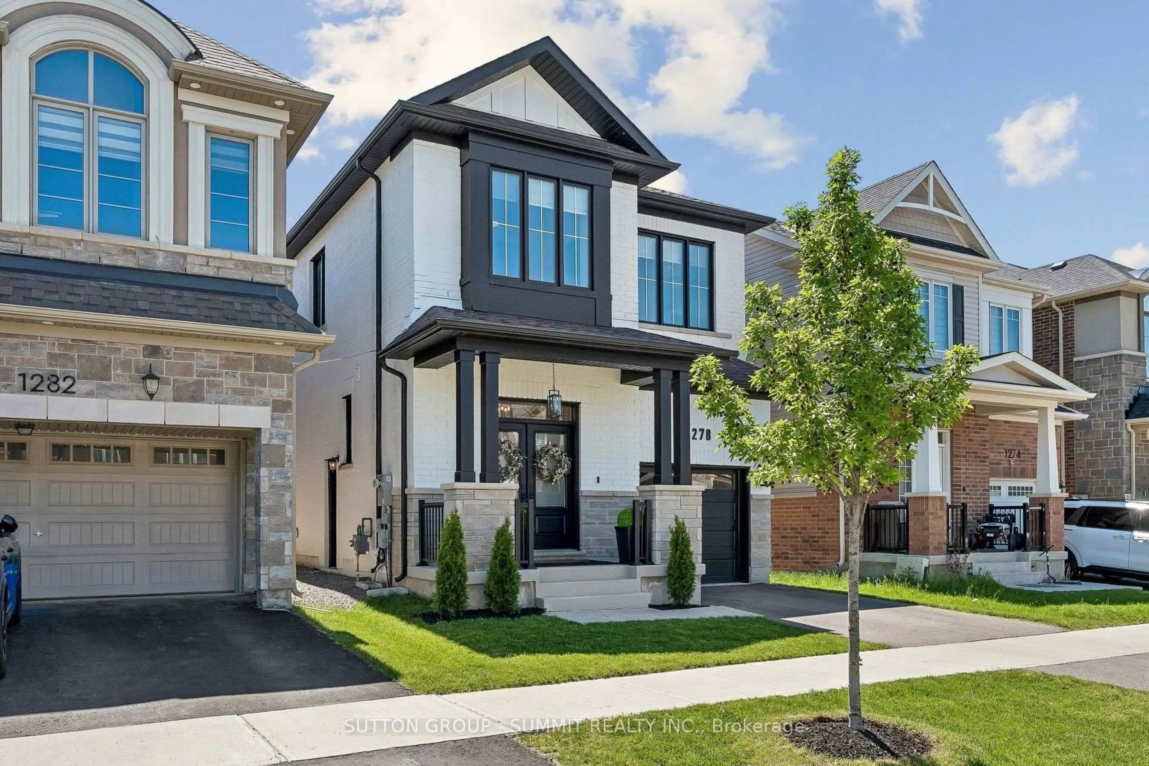 Home with brick exterior material, street for 1278 Kovachik Blvd, Milton Ontario L9E 1W3