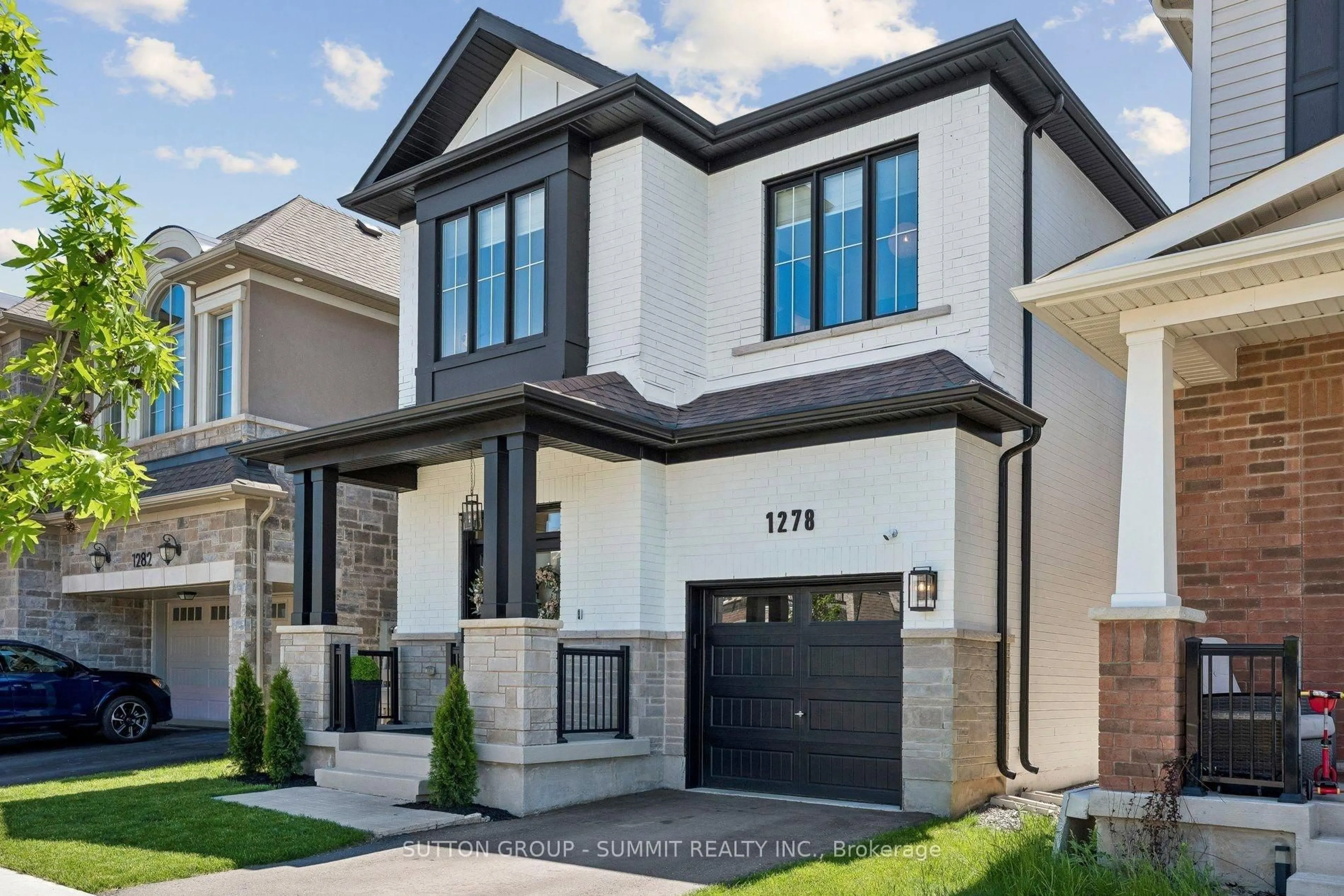 Home with brick exterior material, street for 1278 Kovachik Blvd, Milton Ontario L9E 1W3