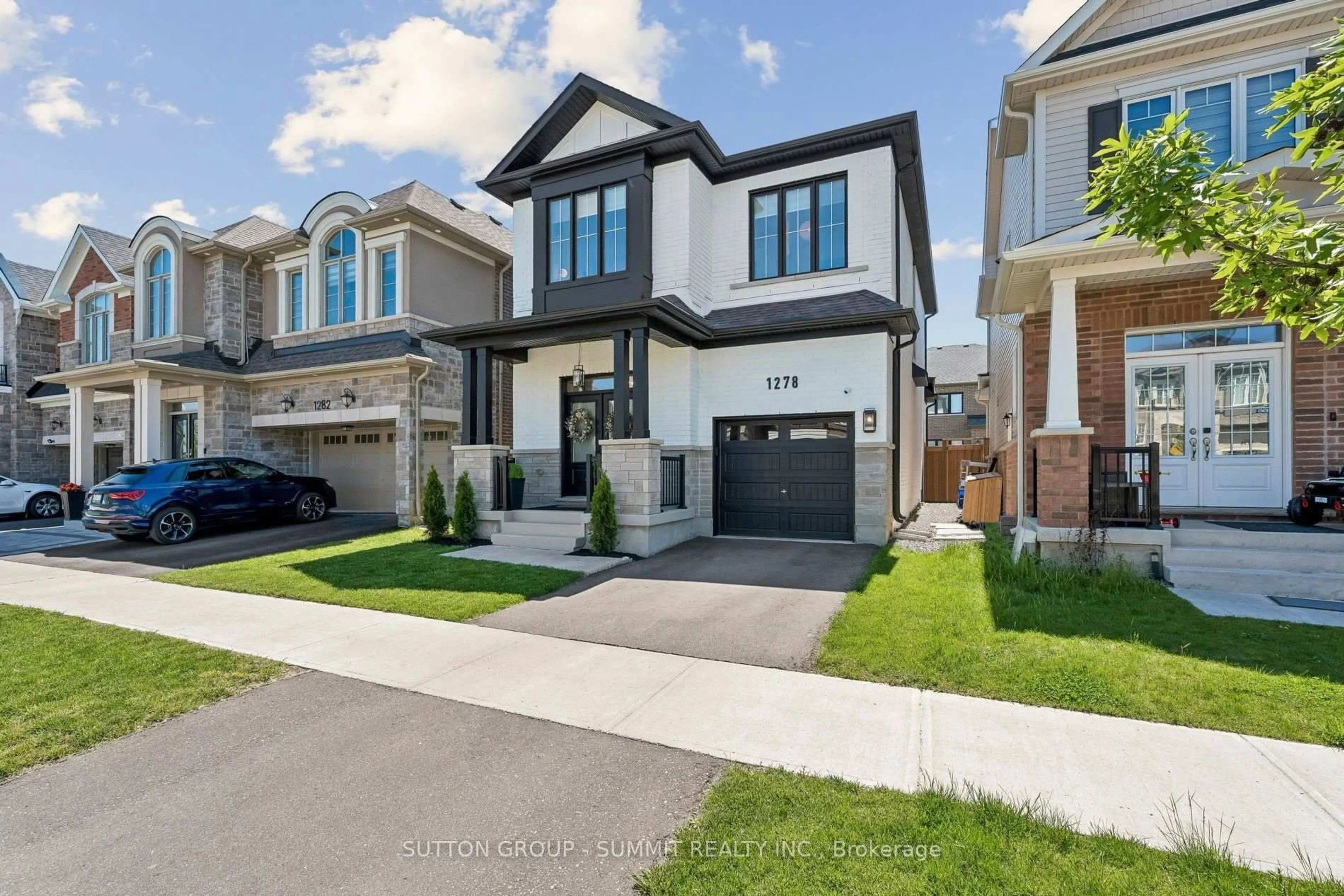 Home with brick exterior material, street for 1278 Kovachik Blvd, Milton Ontario L9E 1W3