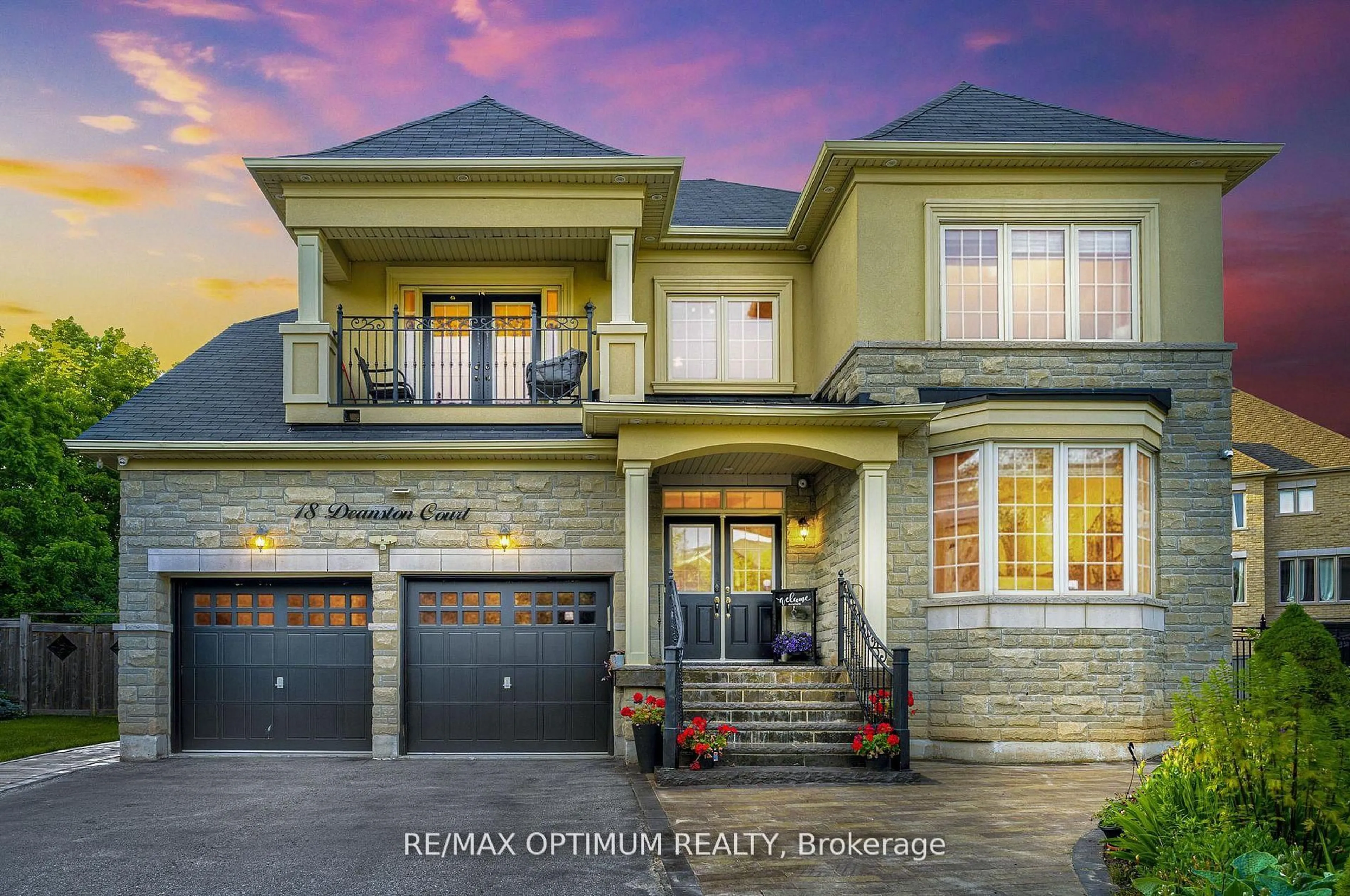 Home with brick exterior material, street for 18 Deanston Crt, Brampton Ontario L6X 2Z7