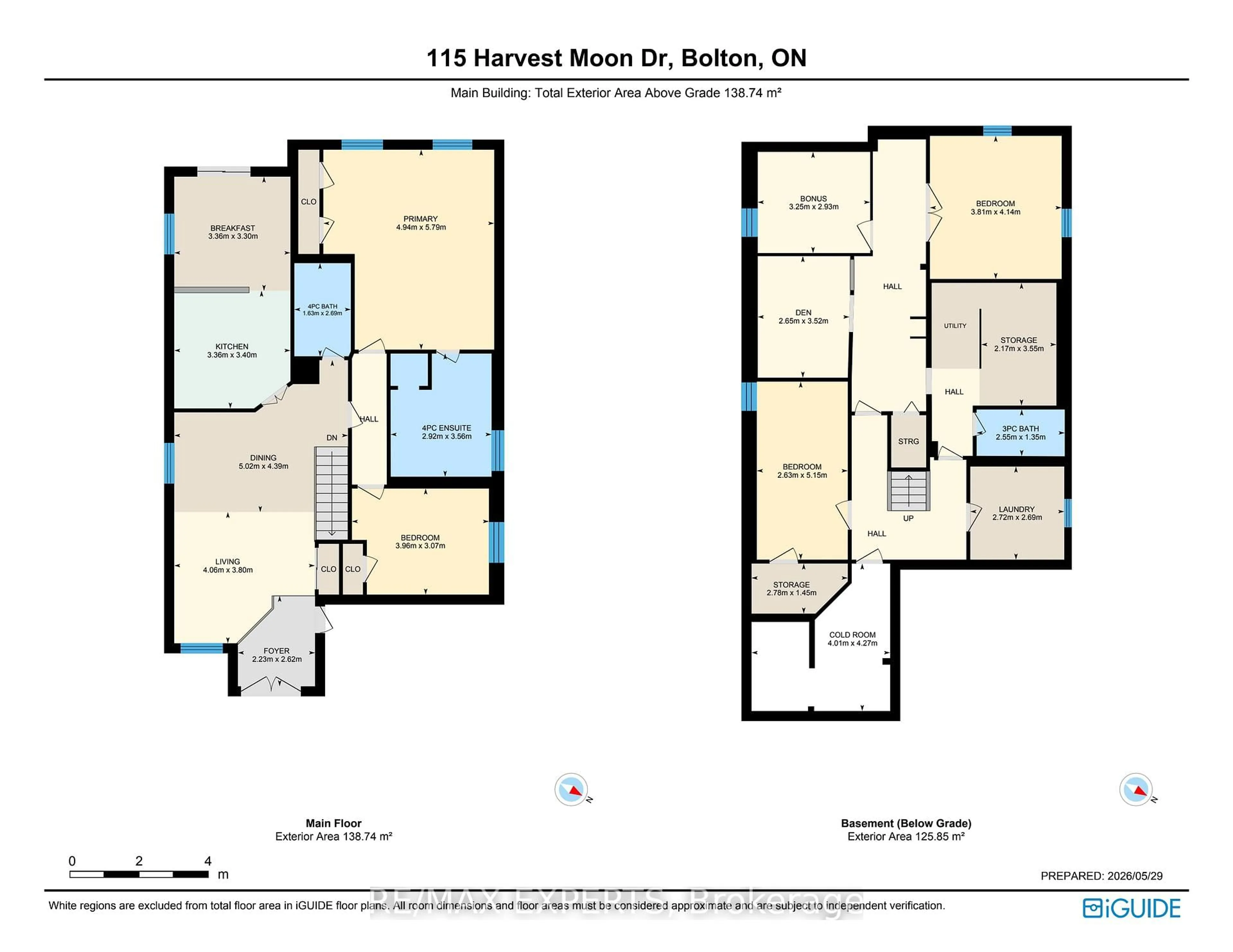 Floor plan for 115 Harvest Moon Dr, Caledon Ontario L7E 2K7