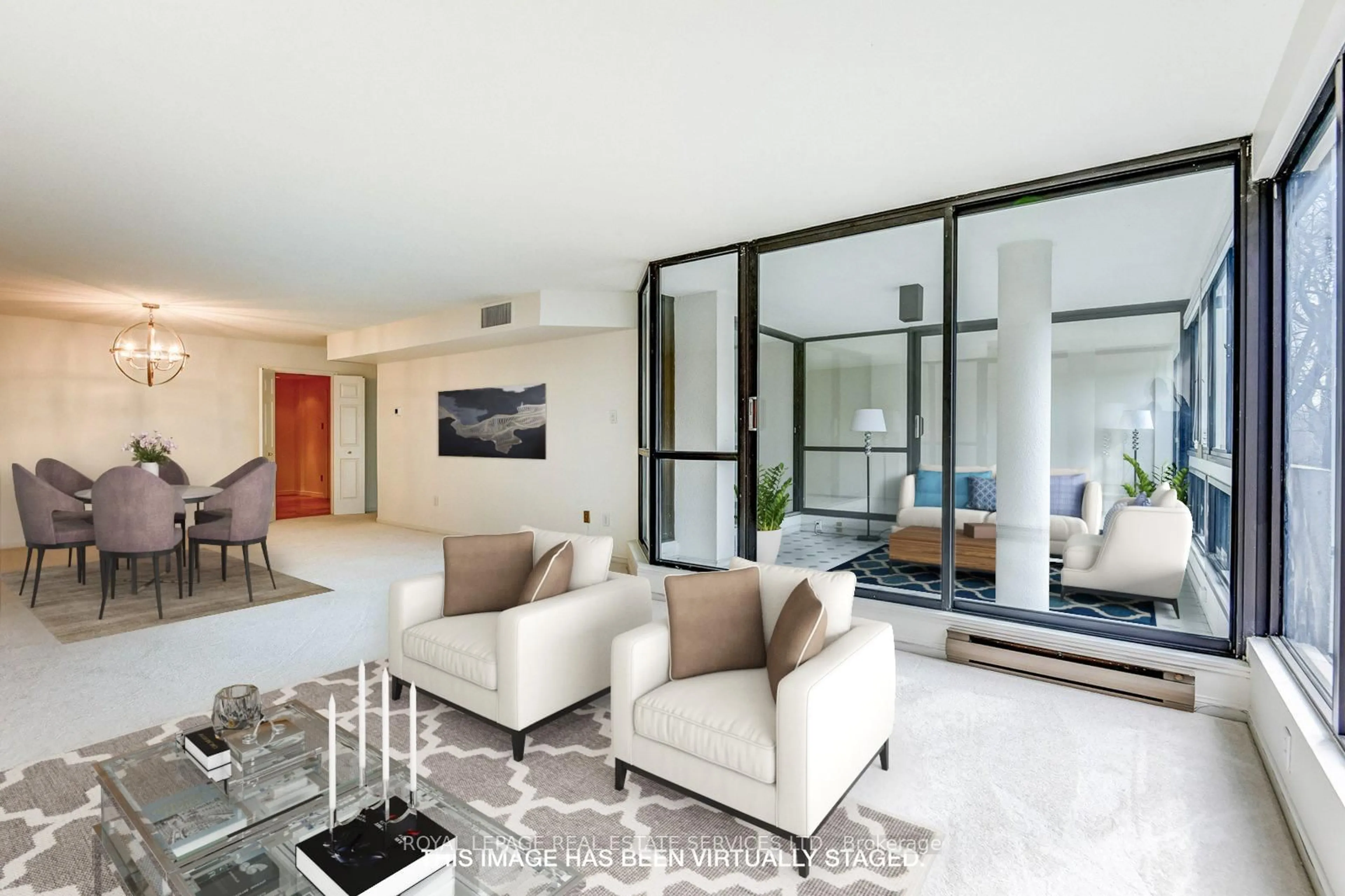 Living room with furniture, unknown for 2545 Bloor St #303, Toronto Ontario M6S 1S1