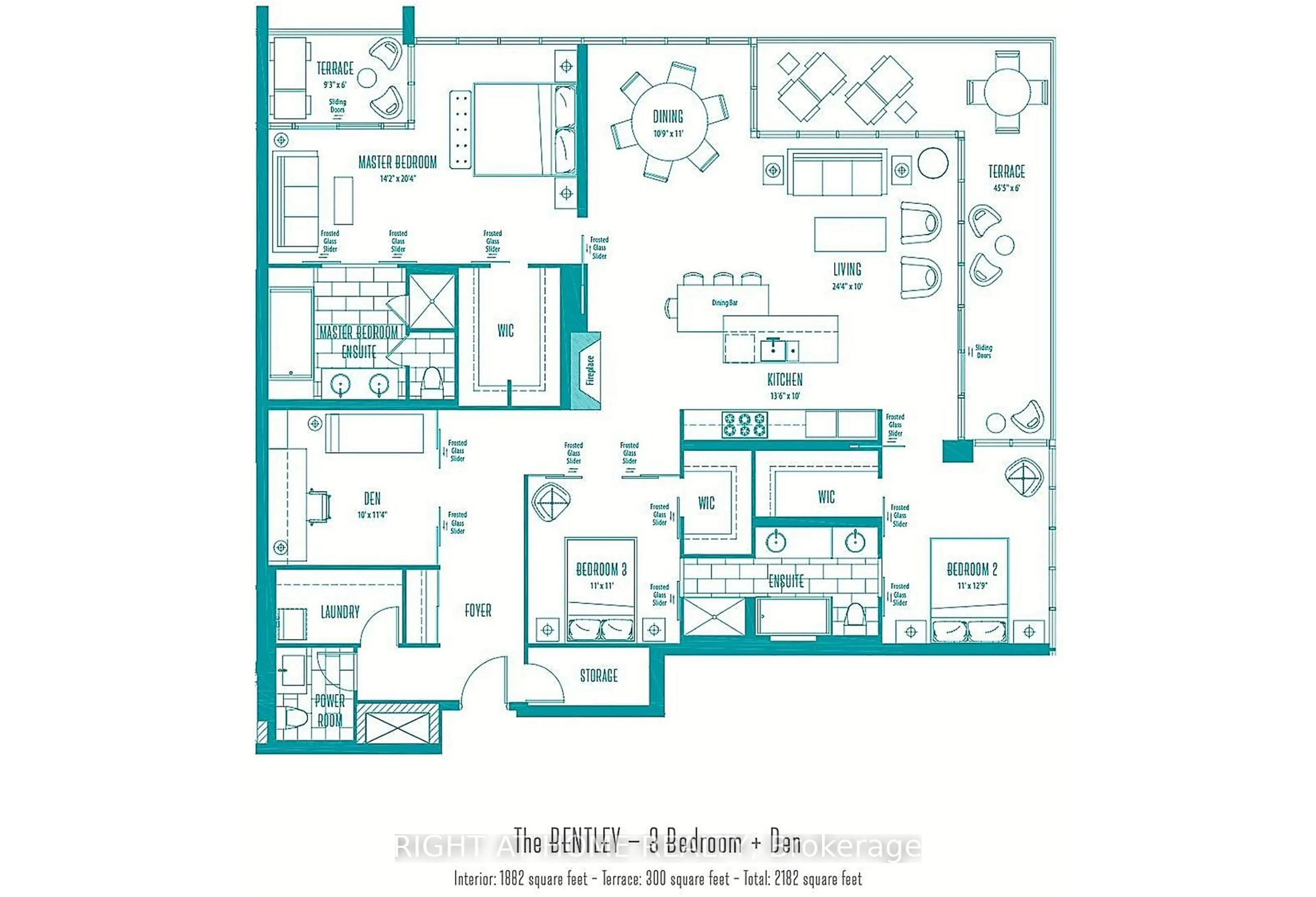 Floor plan for 88 Park Lawn Rd #3005, Toronto Ontario M8Y 0B5