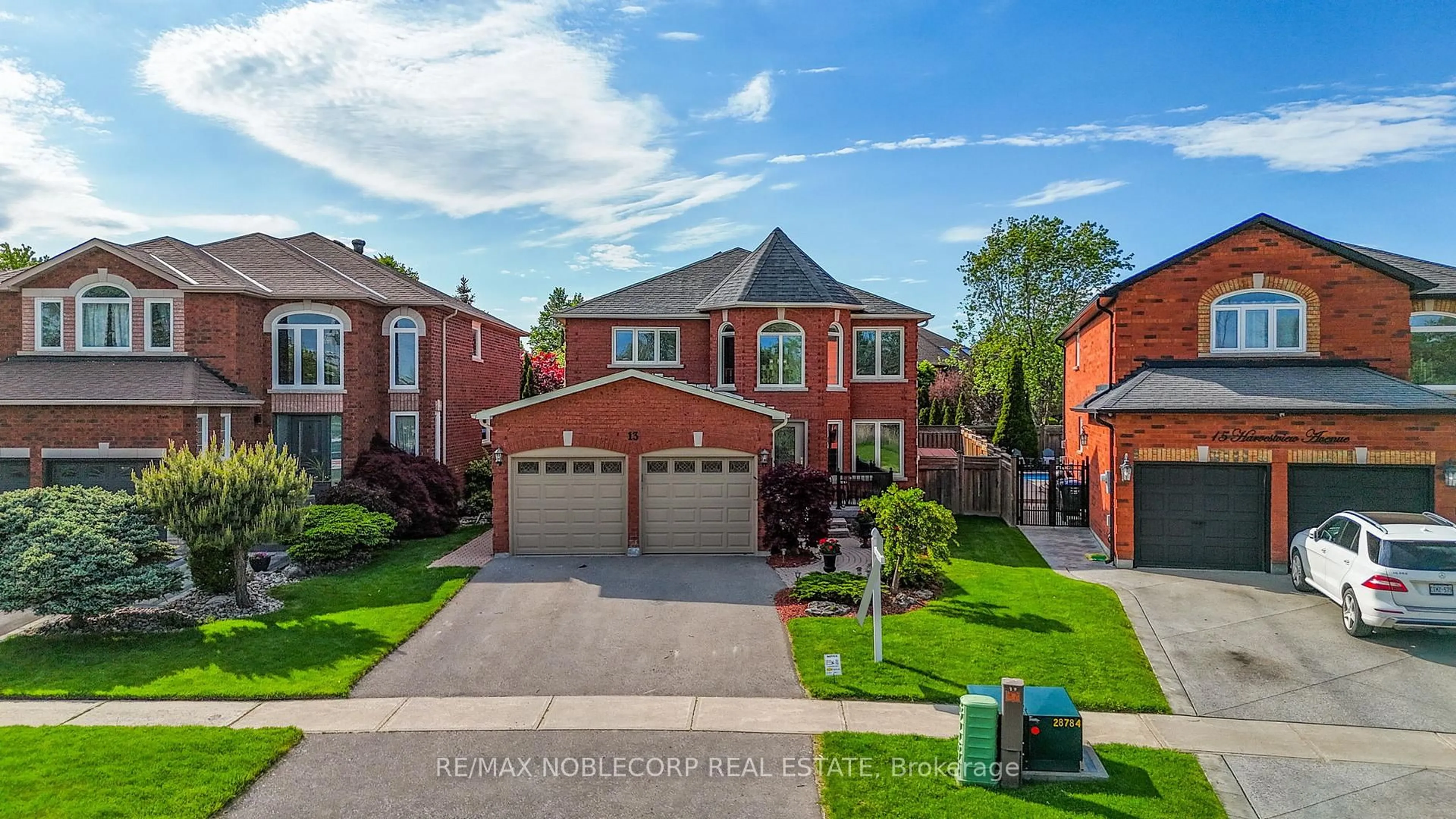 Home with brick exterior material, street for 13 Harvestview Ave, Caledon Ontario L7E 1T5