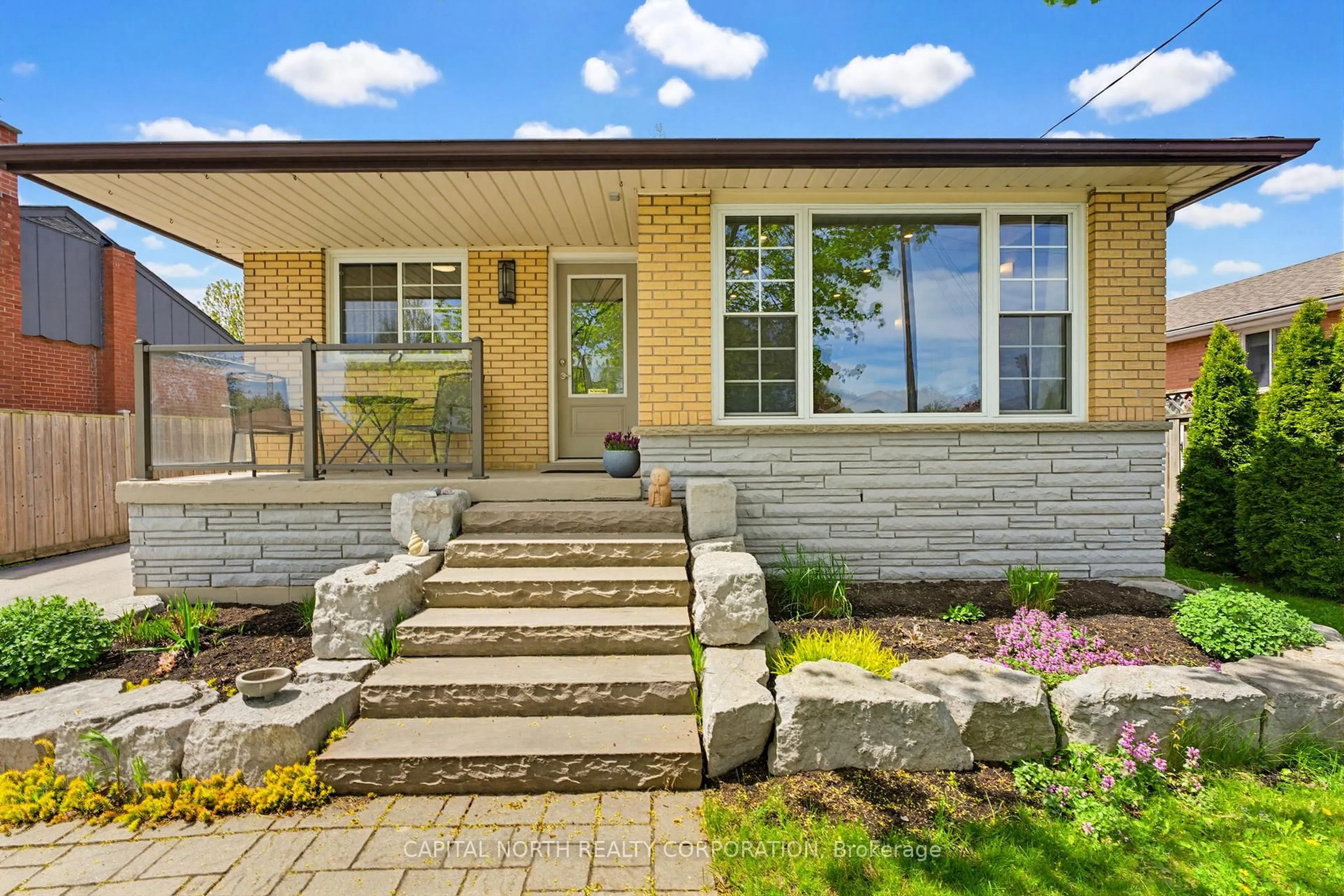 Home with brick exterior material, street for 1284 Hertel Cres, Burlington Ontario L7P 2S5