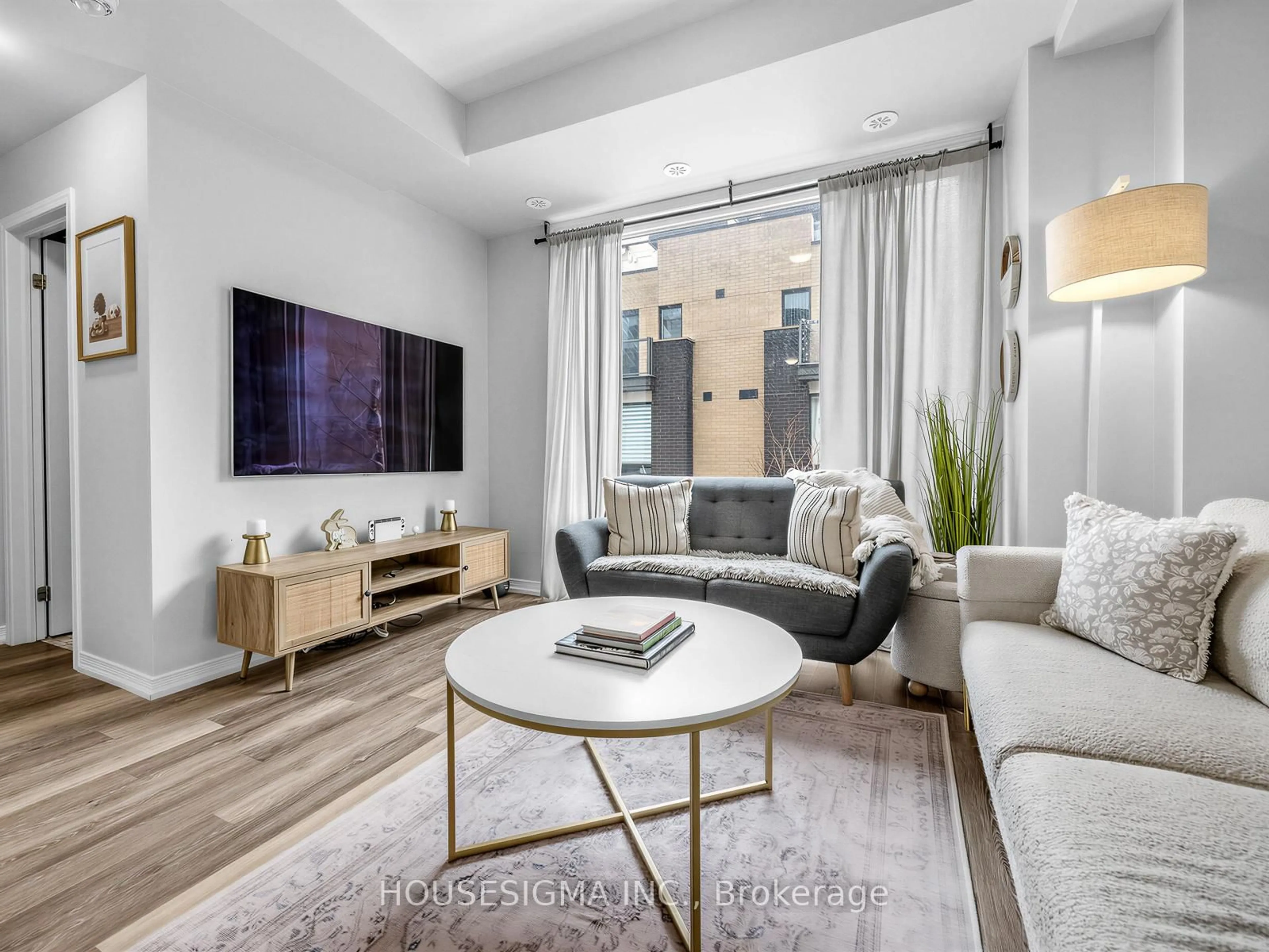 Living room with furniture, unknown for 34 Fieldway Rd #139, Toronto Ontario M8Z 3L2