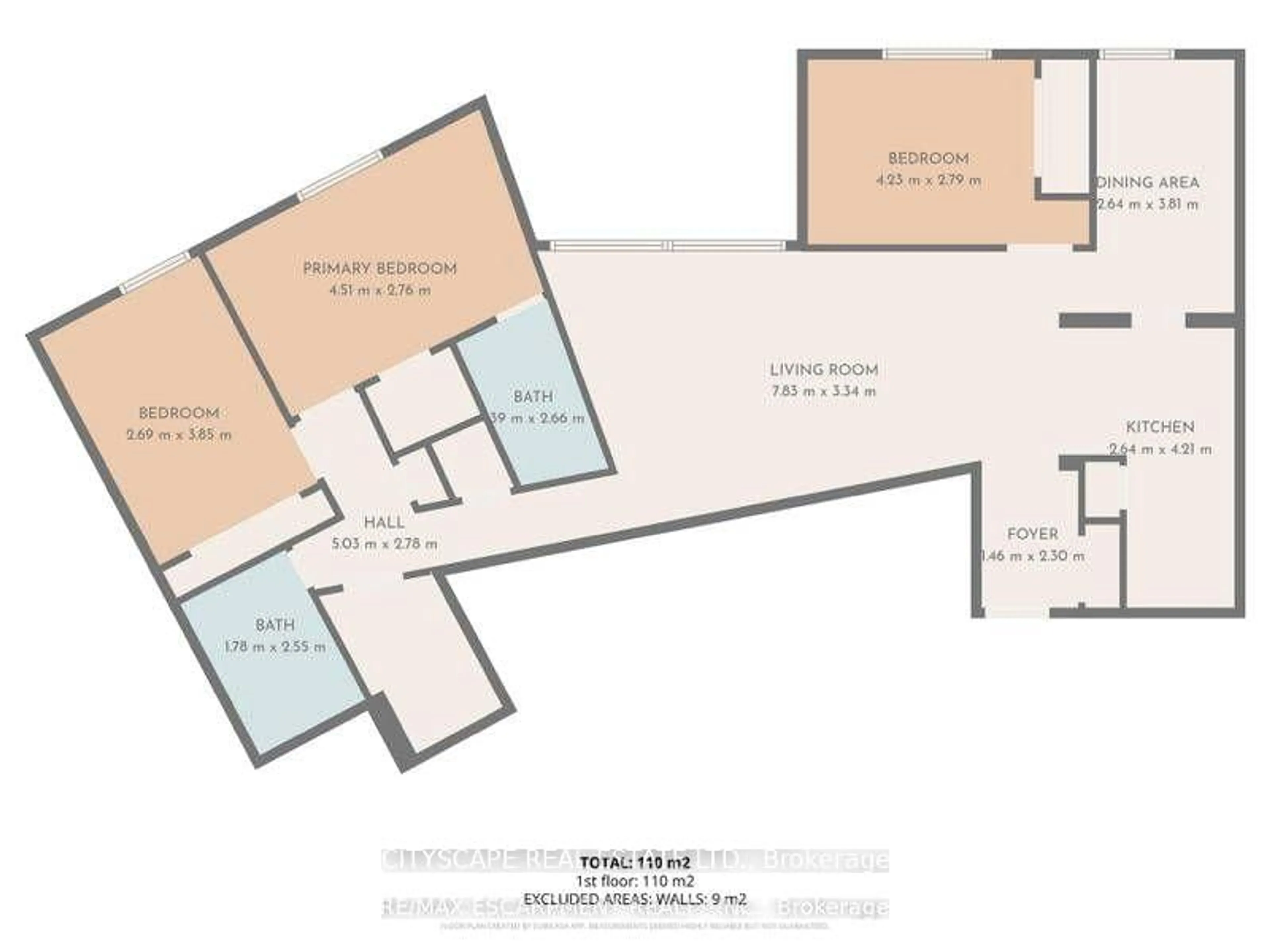 Floor plan for 20 Mississauga Valley Blvd #1706, Mississauga Ontario L5A 3S1