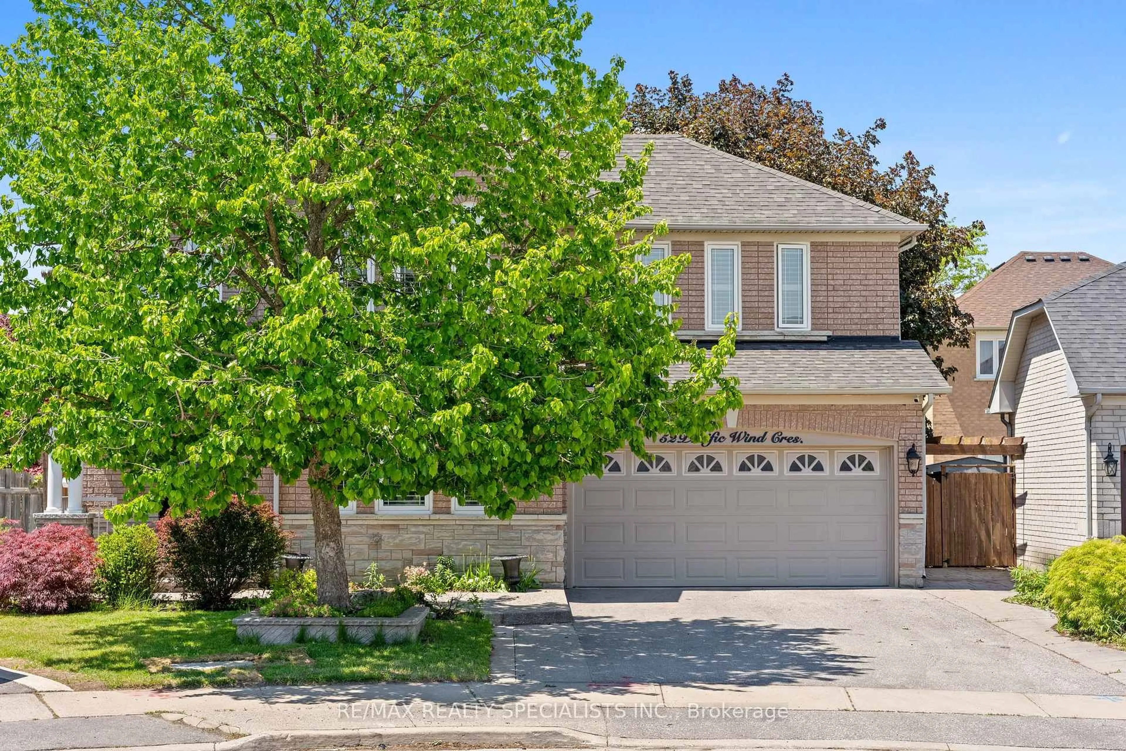 Home with brick exterior material, street for 52 Pacific Wind Cres, Brampton Ontario L6R 2B1
