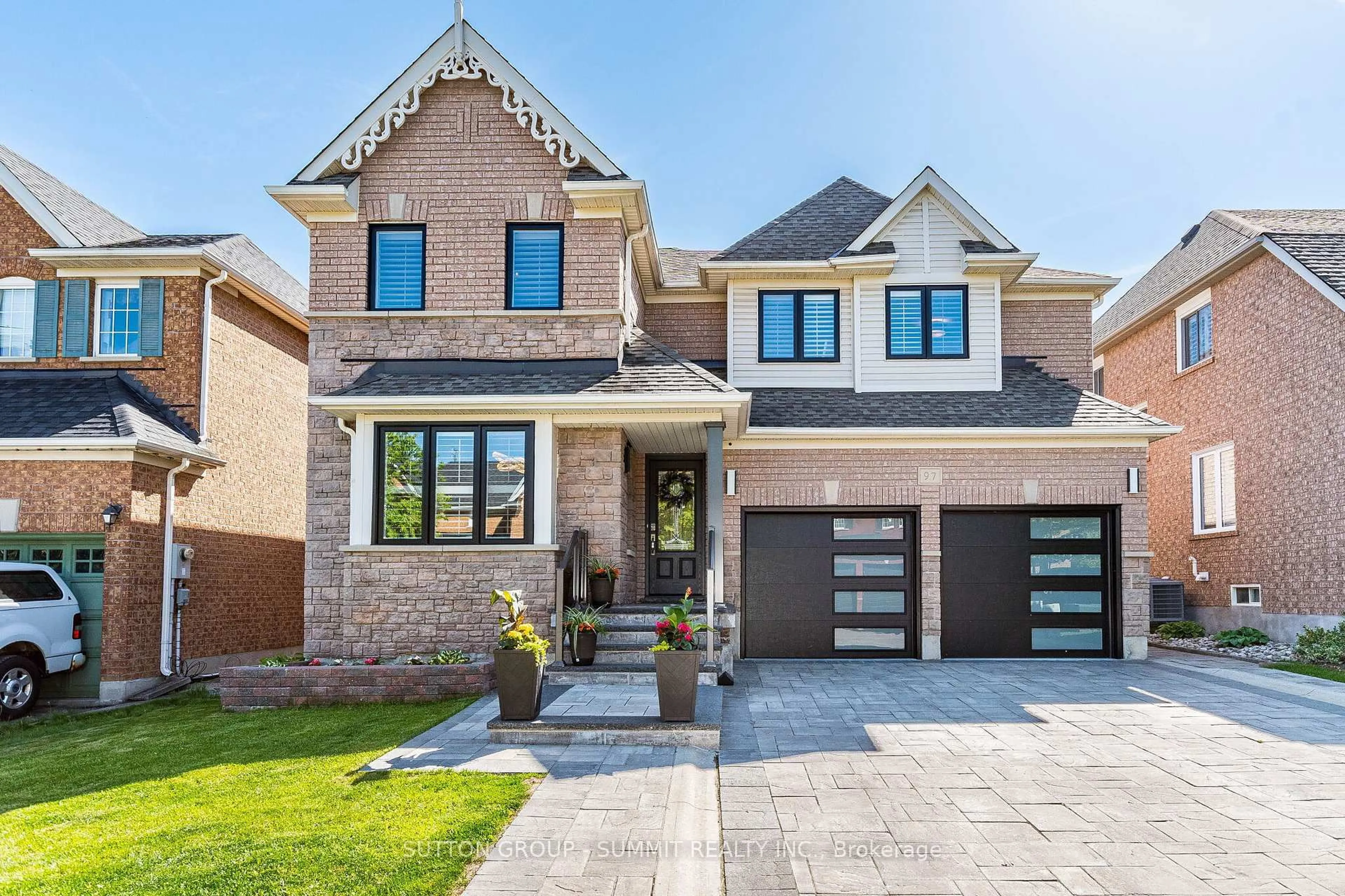 Home with brick exterior material, street for 97 GRIST MILL Dr, Halton Hills Ontario L7G 6B7