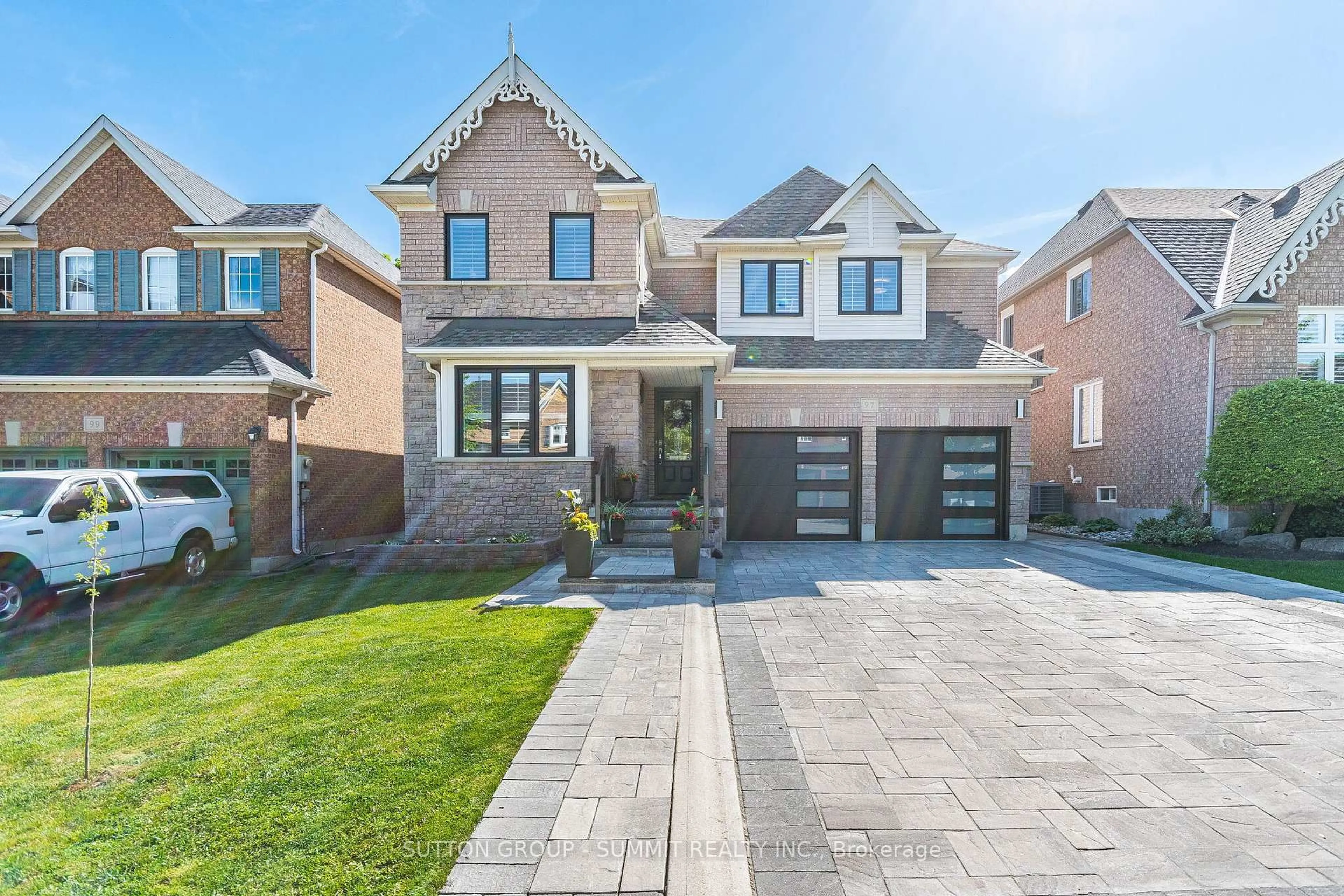 Home with brick exterior material, street for 97 GRIST MILL Dr, Halton Hills Ontario L7G 6B7
