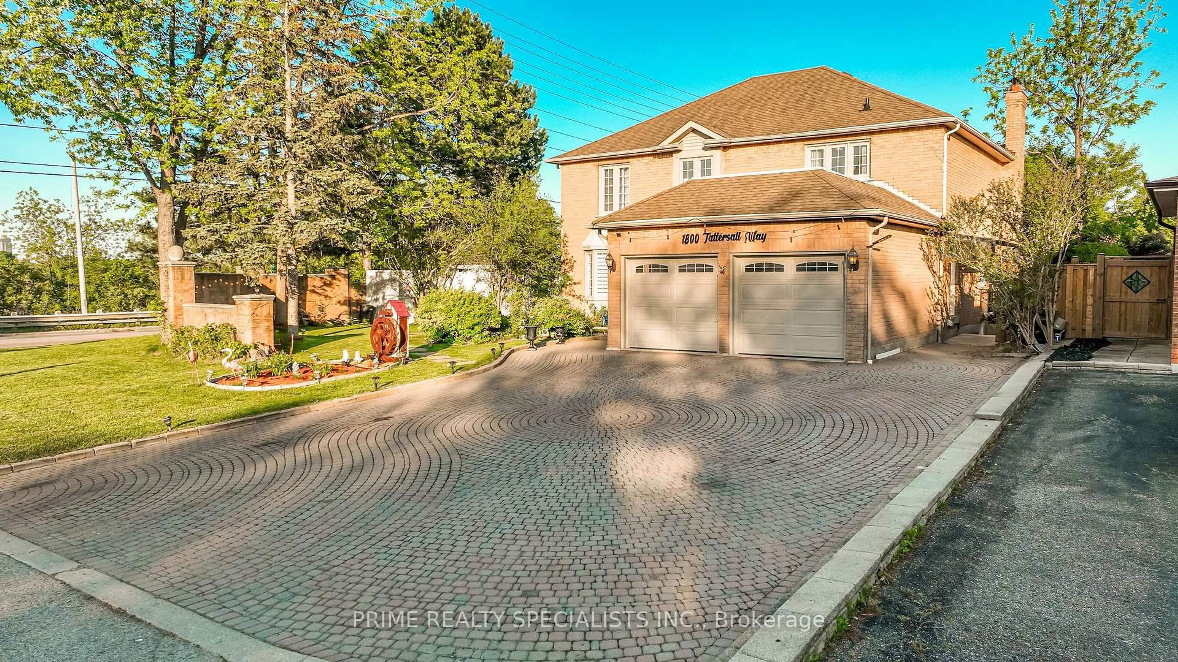 Home with brick exterior material, street for 1800 Tattersall Way, Mississauga Ontario L5M 3H7