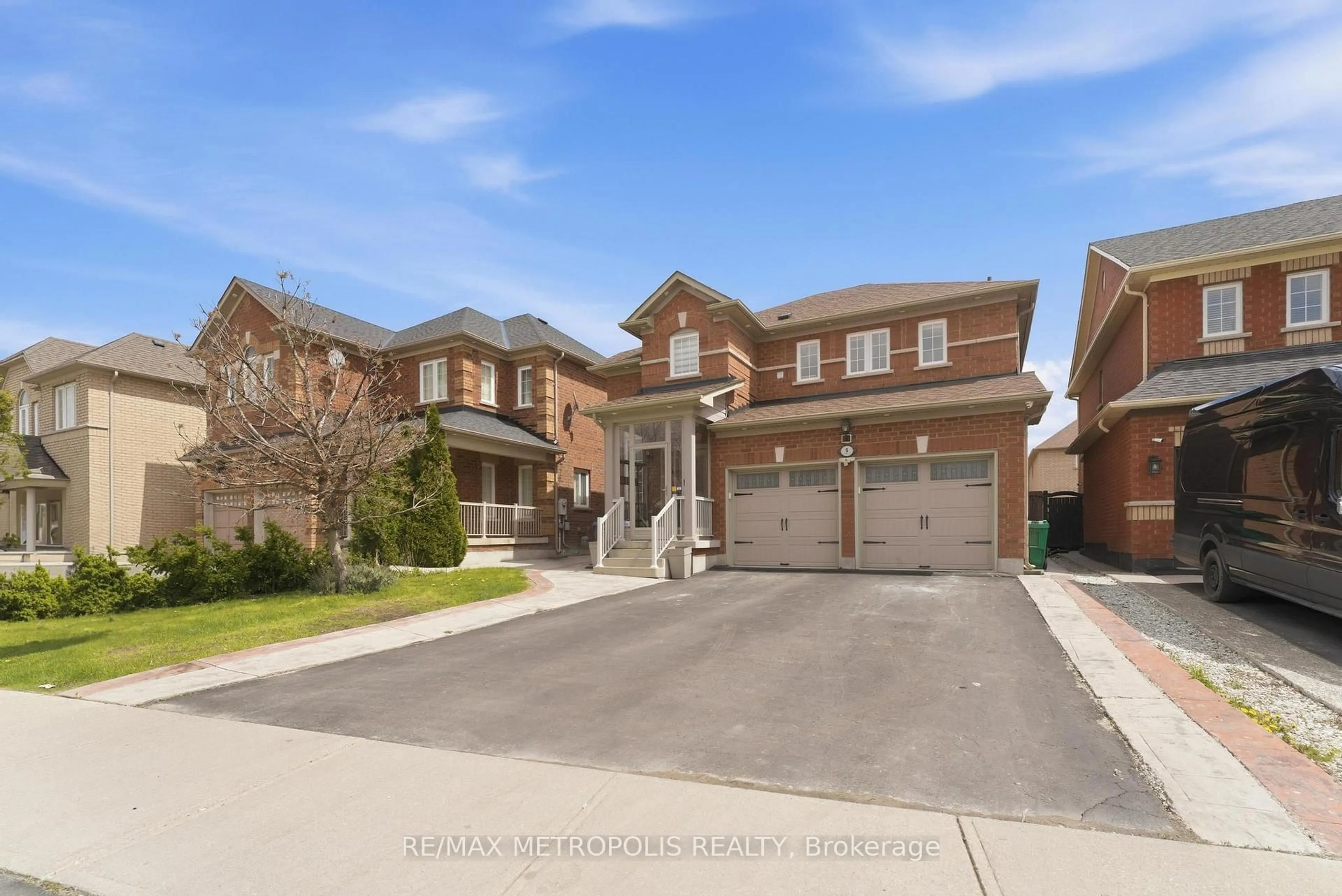 Home with brick exterior material, street for 9 Tan Lane, Brampton Ontario L6P 0Z9