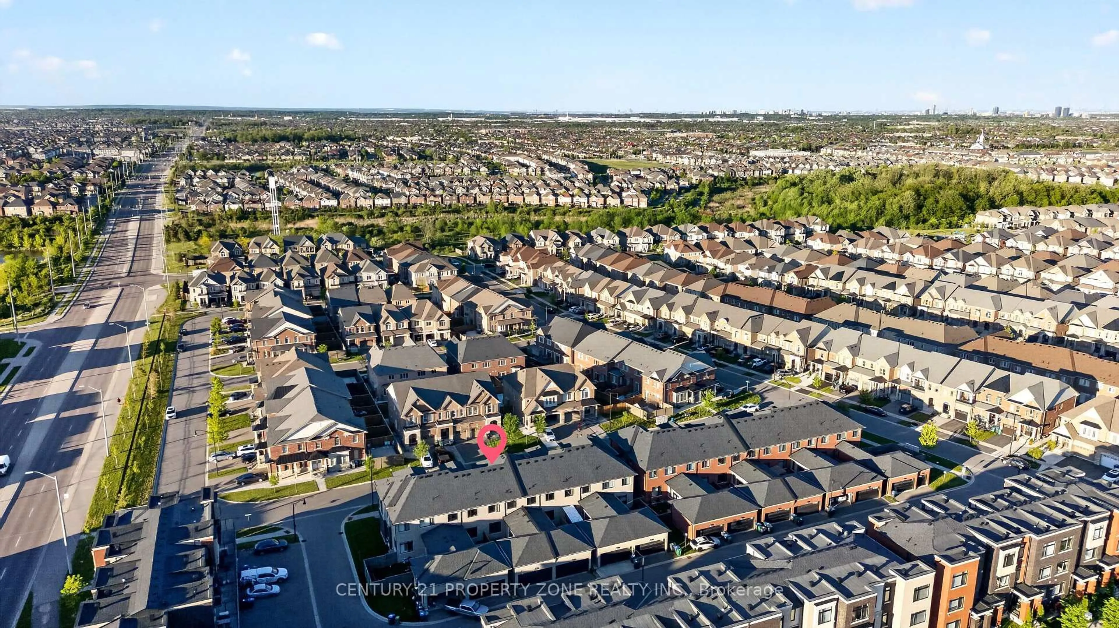 A pic from outside/outdoor area/front of a property/back of a property/a pic from drone, street for 22 Miltary Cres #303, Brampton Ontario L7A 4W1