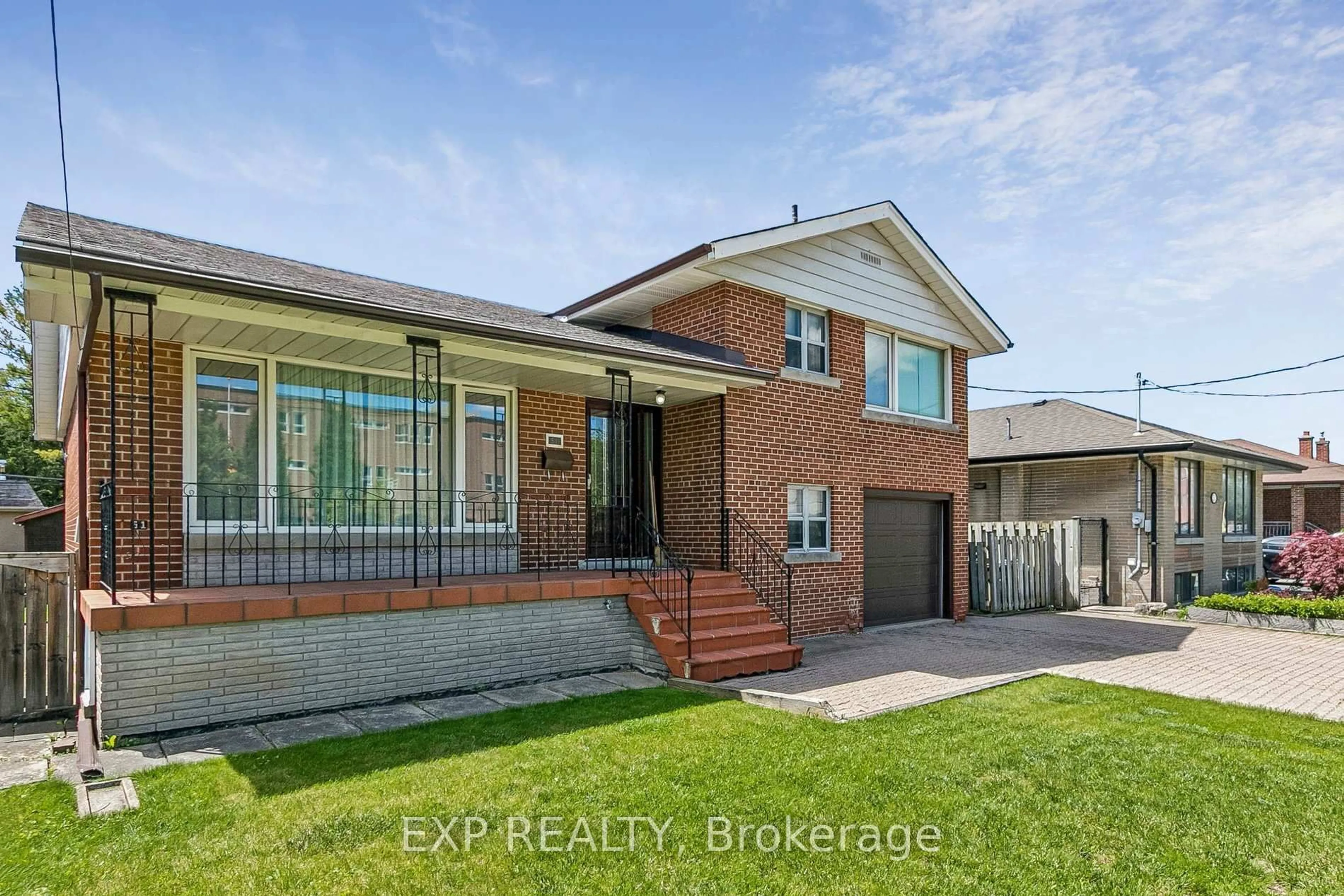Home with brick exterior material, street for 51 playfair Ave, Toronto Ontario M6B 2P8