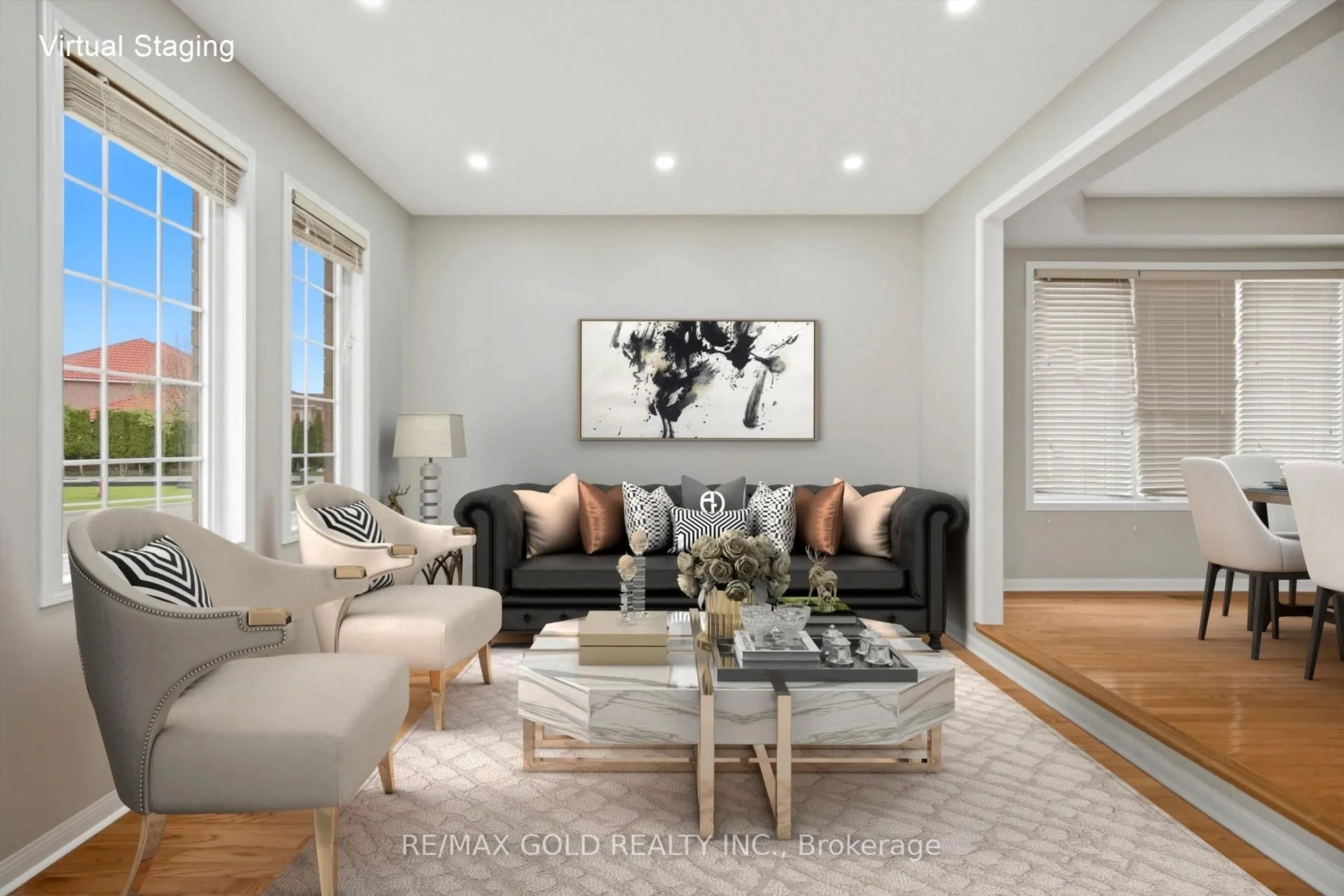 Living room with furniture, unknown for 22 Cosmo Crt, Brampton Ontario L6P 1G2