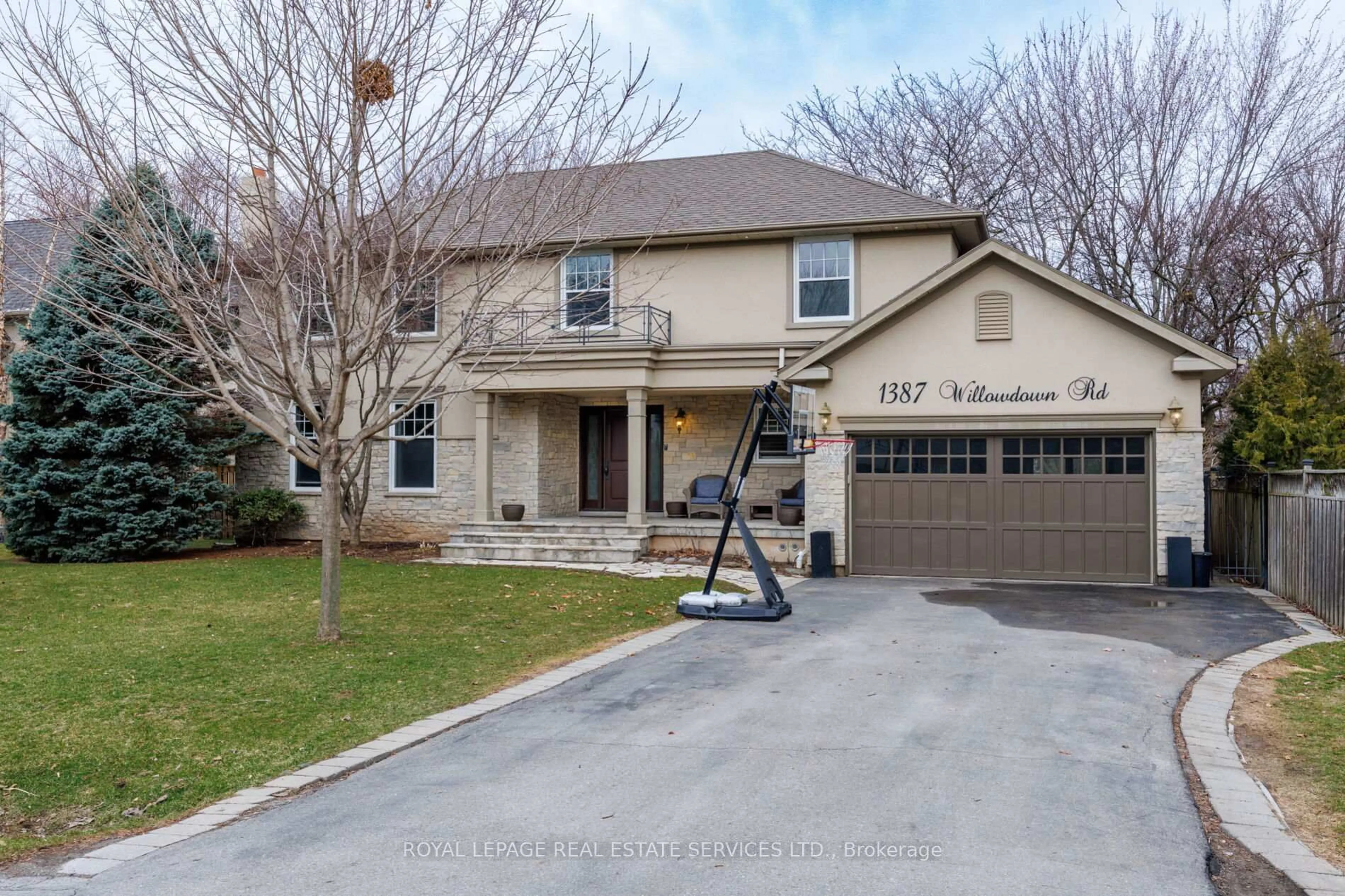 Home with brick exterior material, street for 1387 Willowdown Rd, Oakville Ontario L6L 1X2
