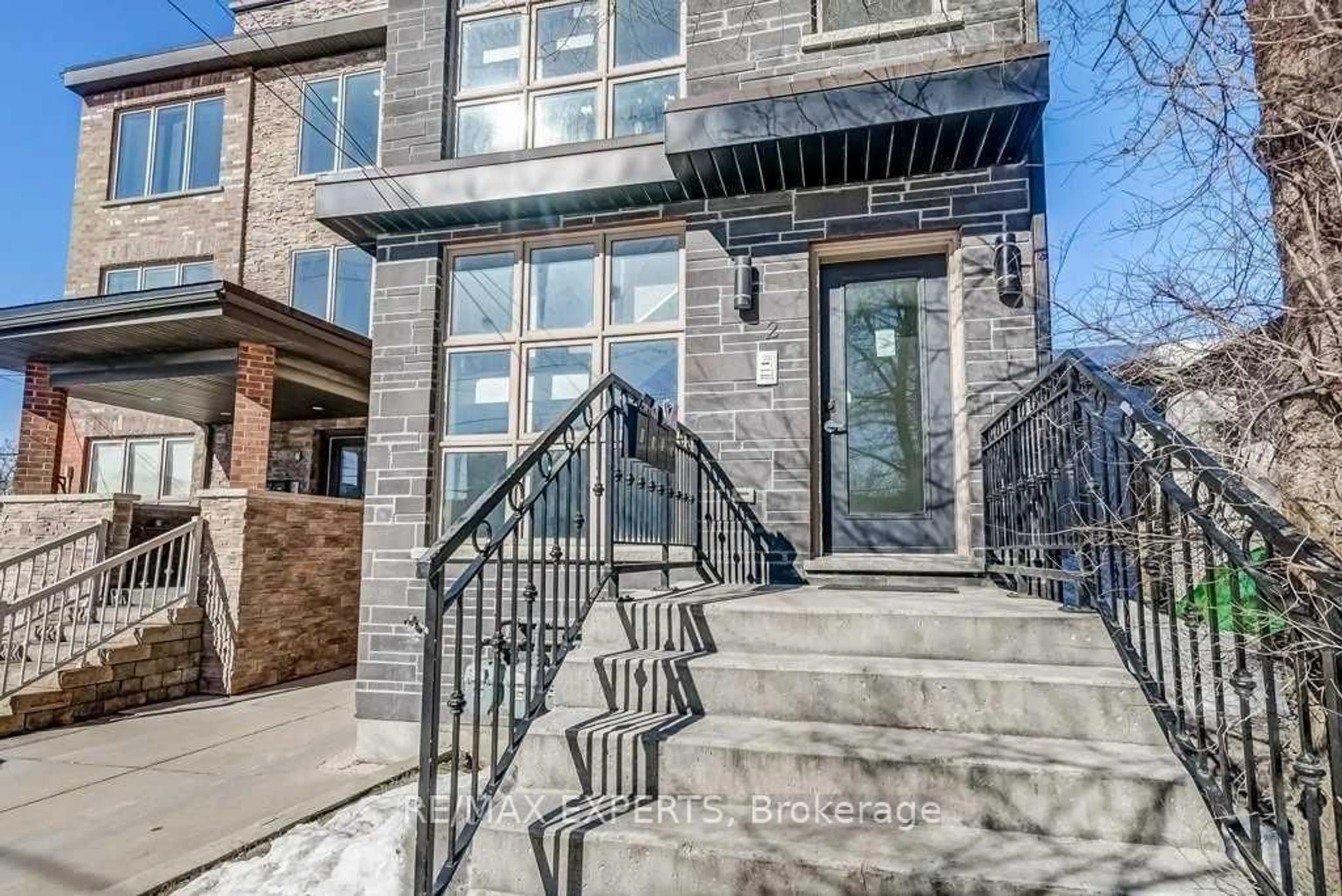Home with brick exterior material, street for 2 Hyde Ave, Toronto Ontario M6M 1J3