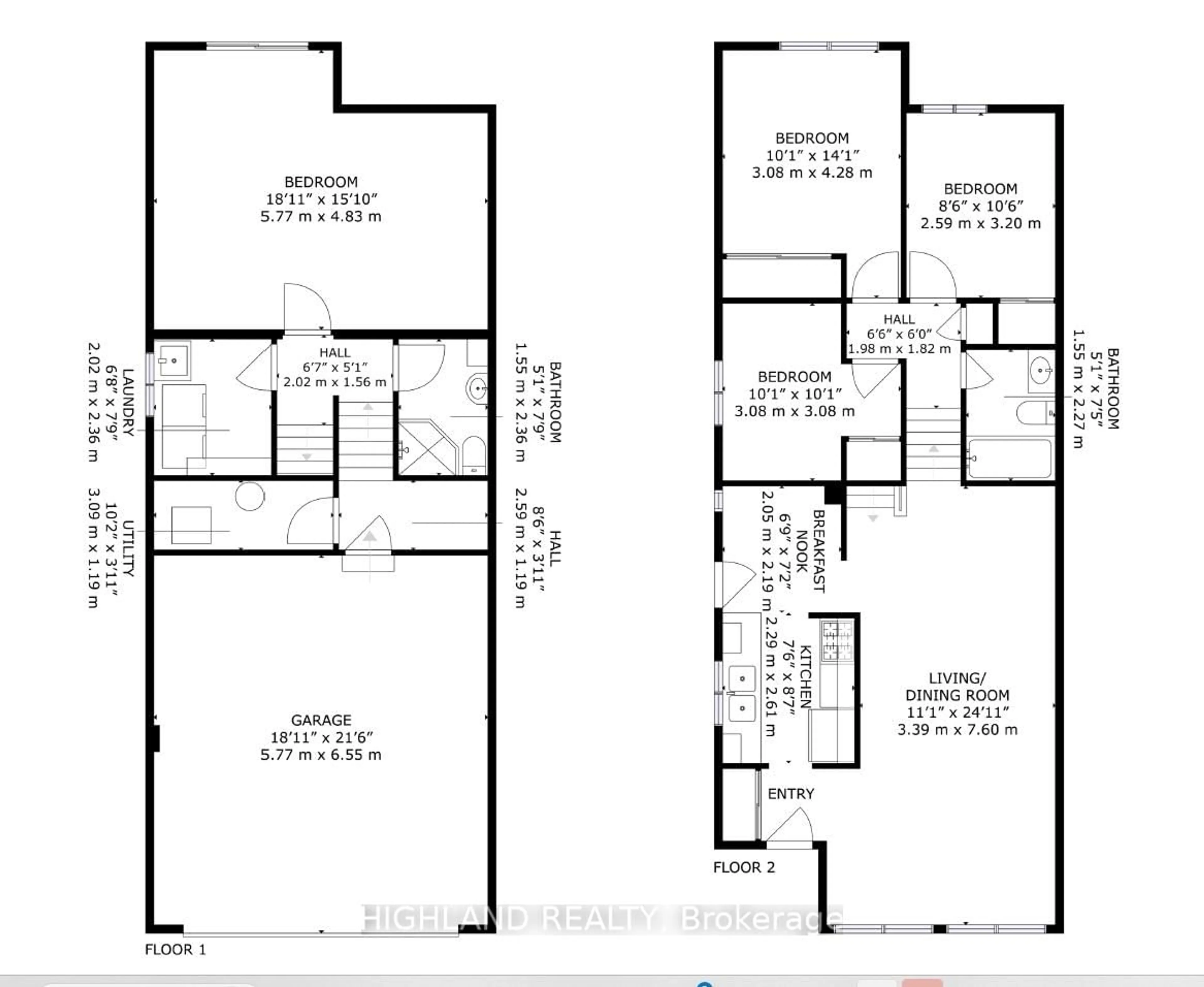 Floor plan for 2075 South Millway, Mississauga Ontario L5L 1R4