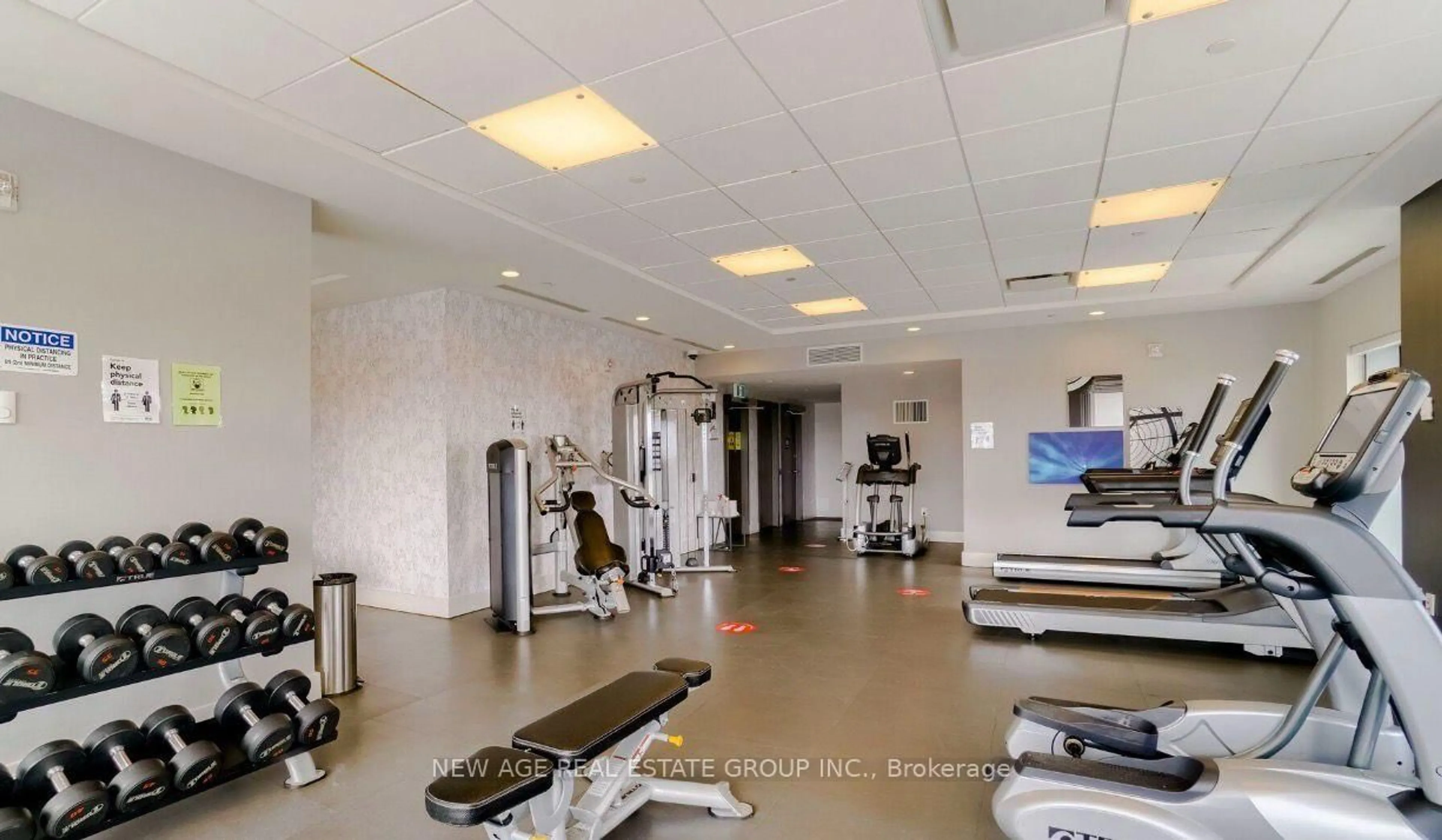 Gym or fitness room for 2560 Eglinton Ave #1001, Mississauga Ontario L5M 0Y3
