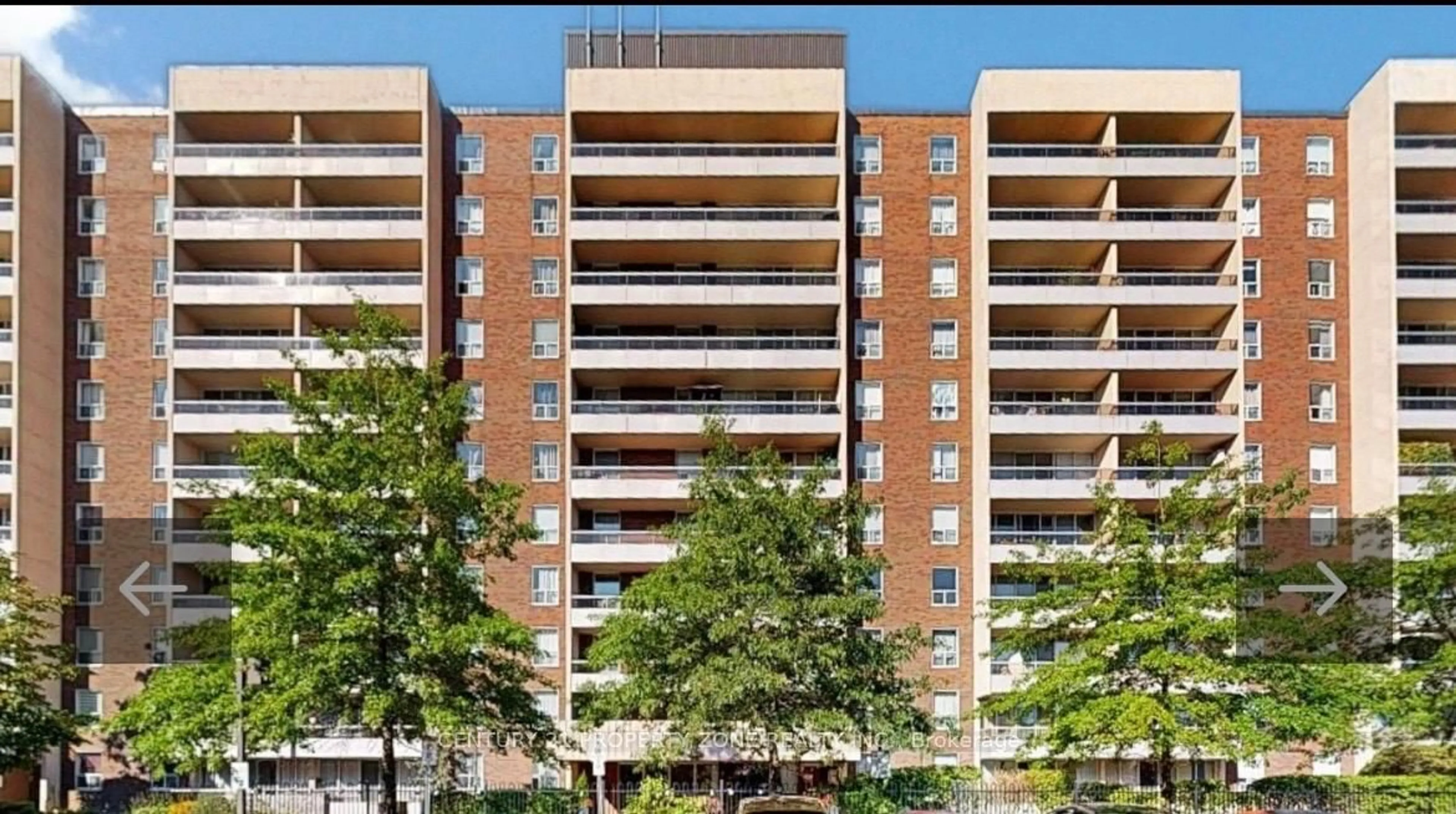 Home with brick exterior material, building for 31 Four Winds Dr #1001, Toronto Ontario M3J 1K9