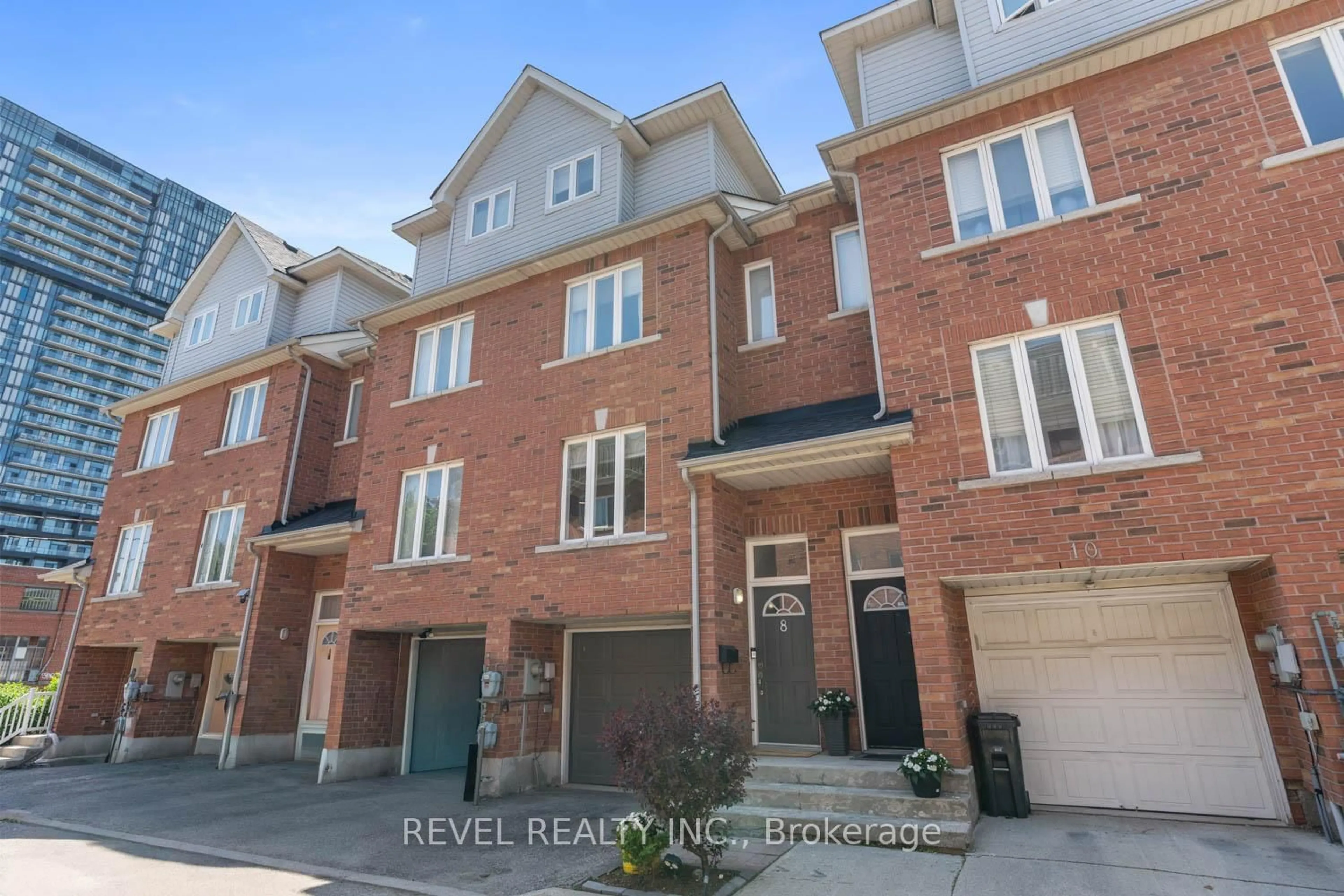 Home with brick exterior material, street for 8 Grogan Mews, Toronto Ontario M6H 4J9