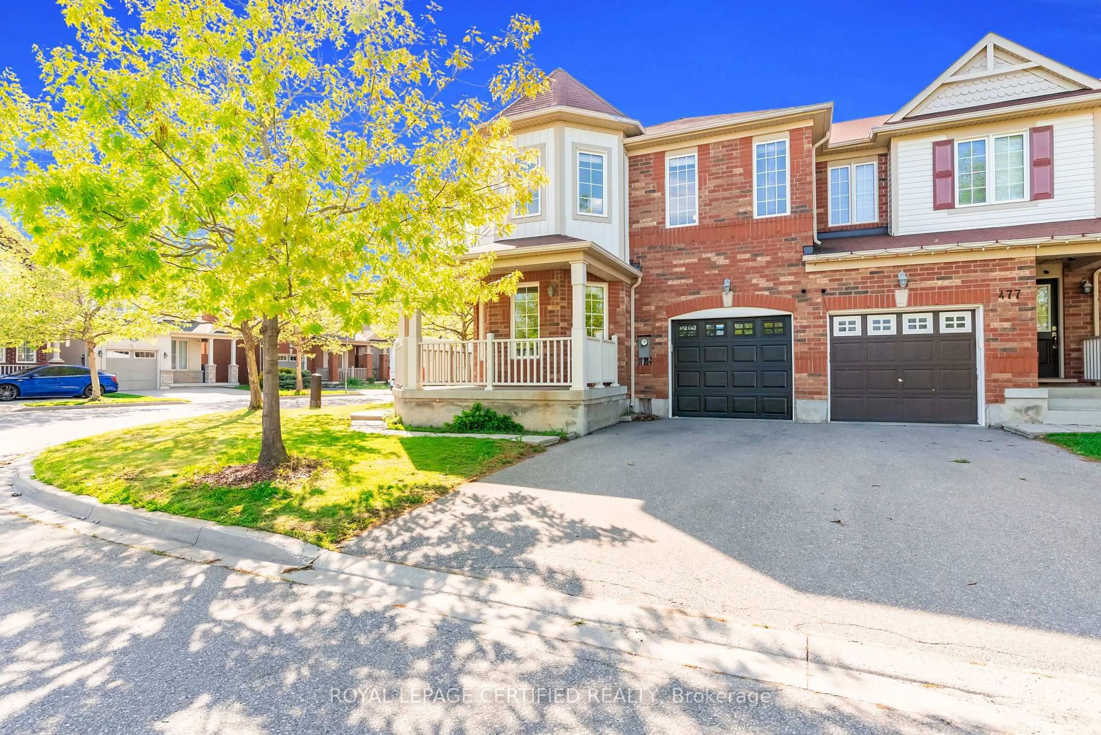 Home with brick exterior material, street for 475 Cavanagh Lane, Milton Ontario L9T 8G3