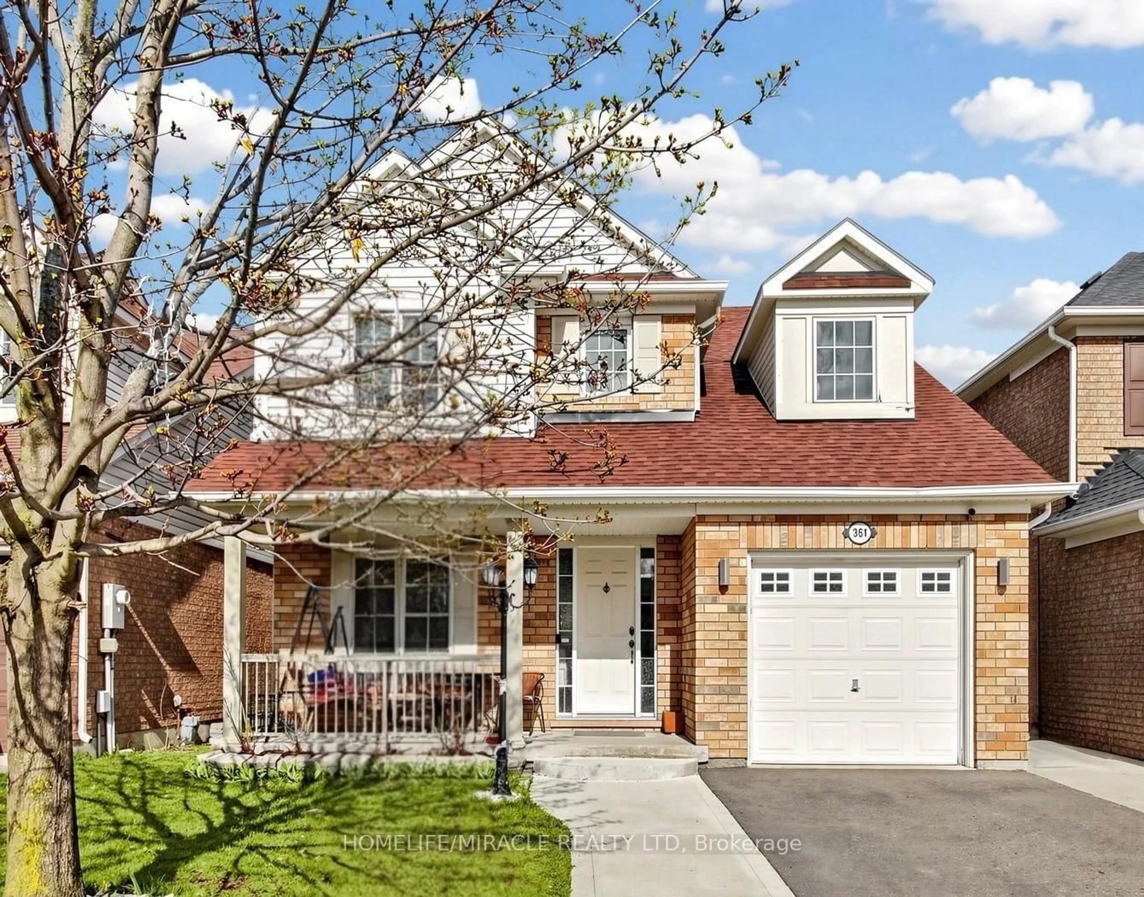 Home with brick exterior material, street for 361 Brisdale Dr, Brampton Ontario L7A 3M6