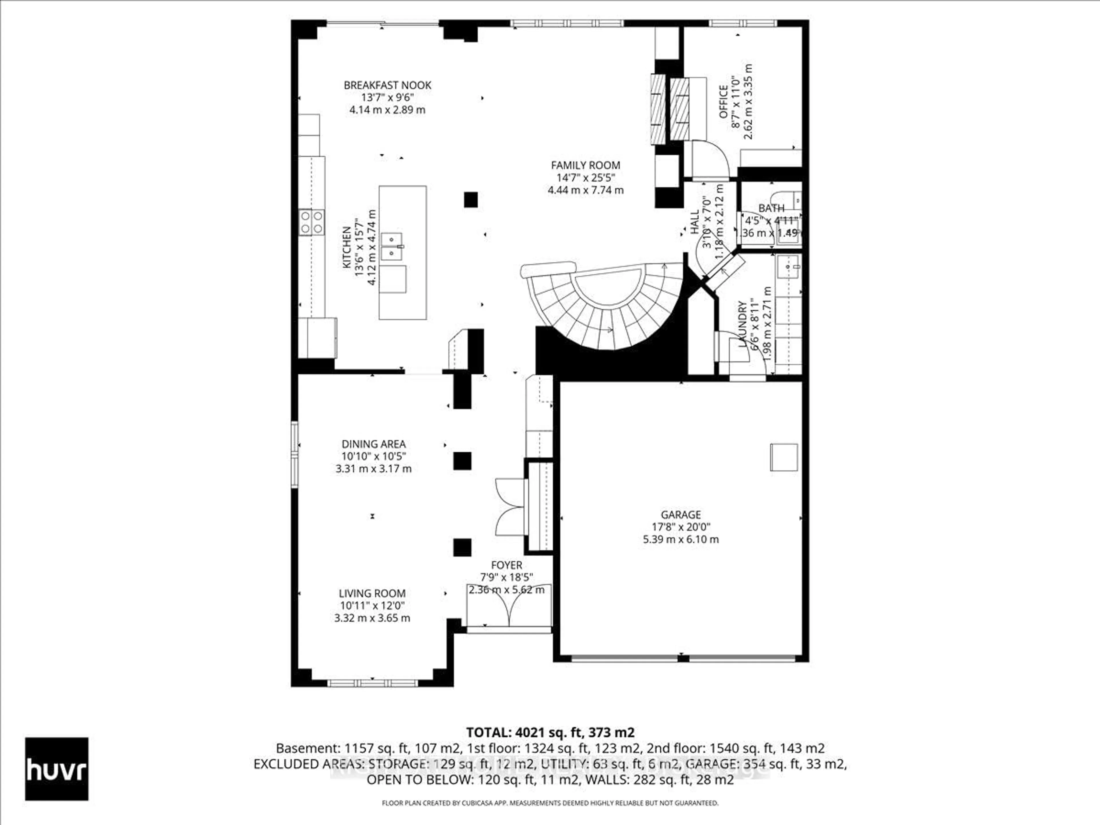 Floor plan for 262 Nautical Blvd, Oakville Ontario L6L 0B9