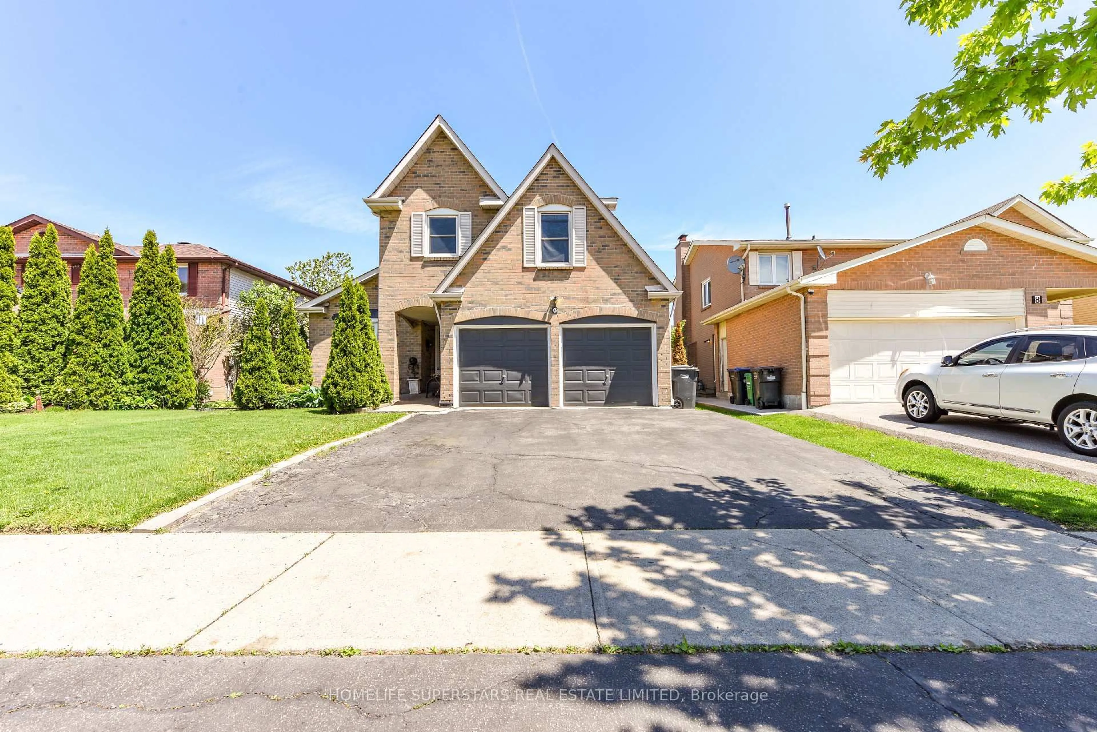 Home with brick exterior material, street for 6 Farley Rd, Brampton Ontario L6Y 2N9