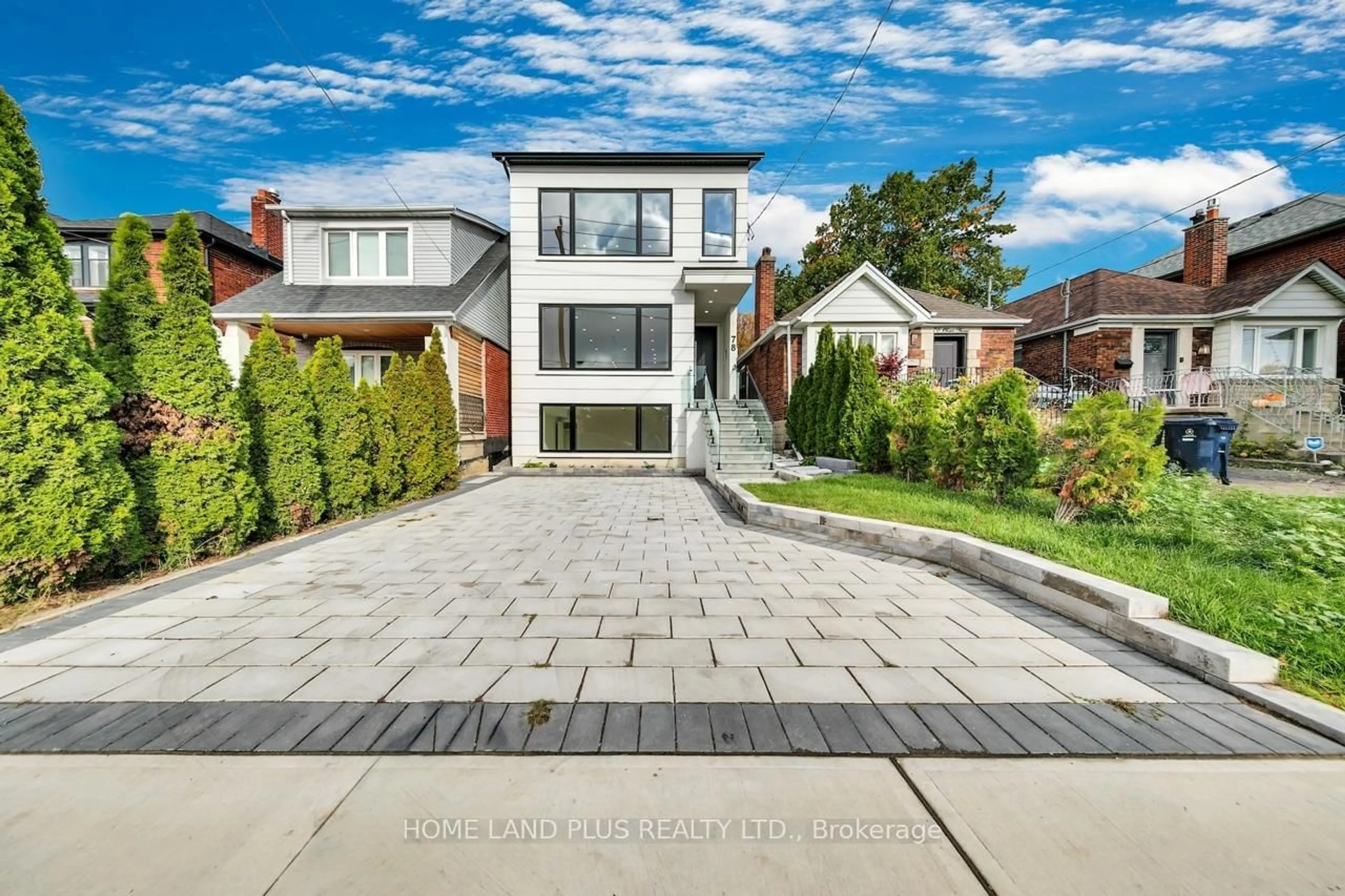 Home with brick exterior material, street for 78 Bowie Ave, Toronto Ontario M6E 2P5