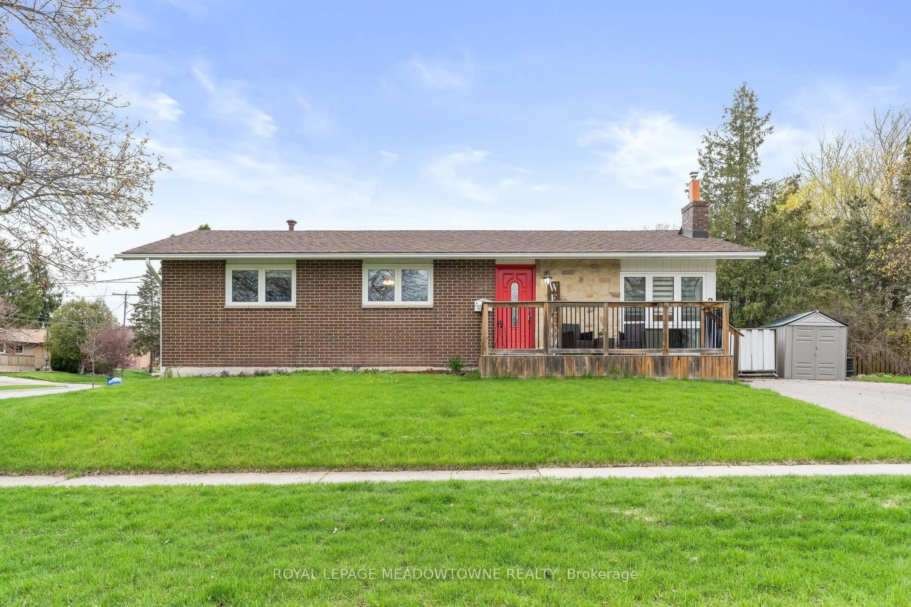 Home with brick exterior material, street for 24 Gower Rd, Halton Hills Ontario L7G 1E5