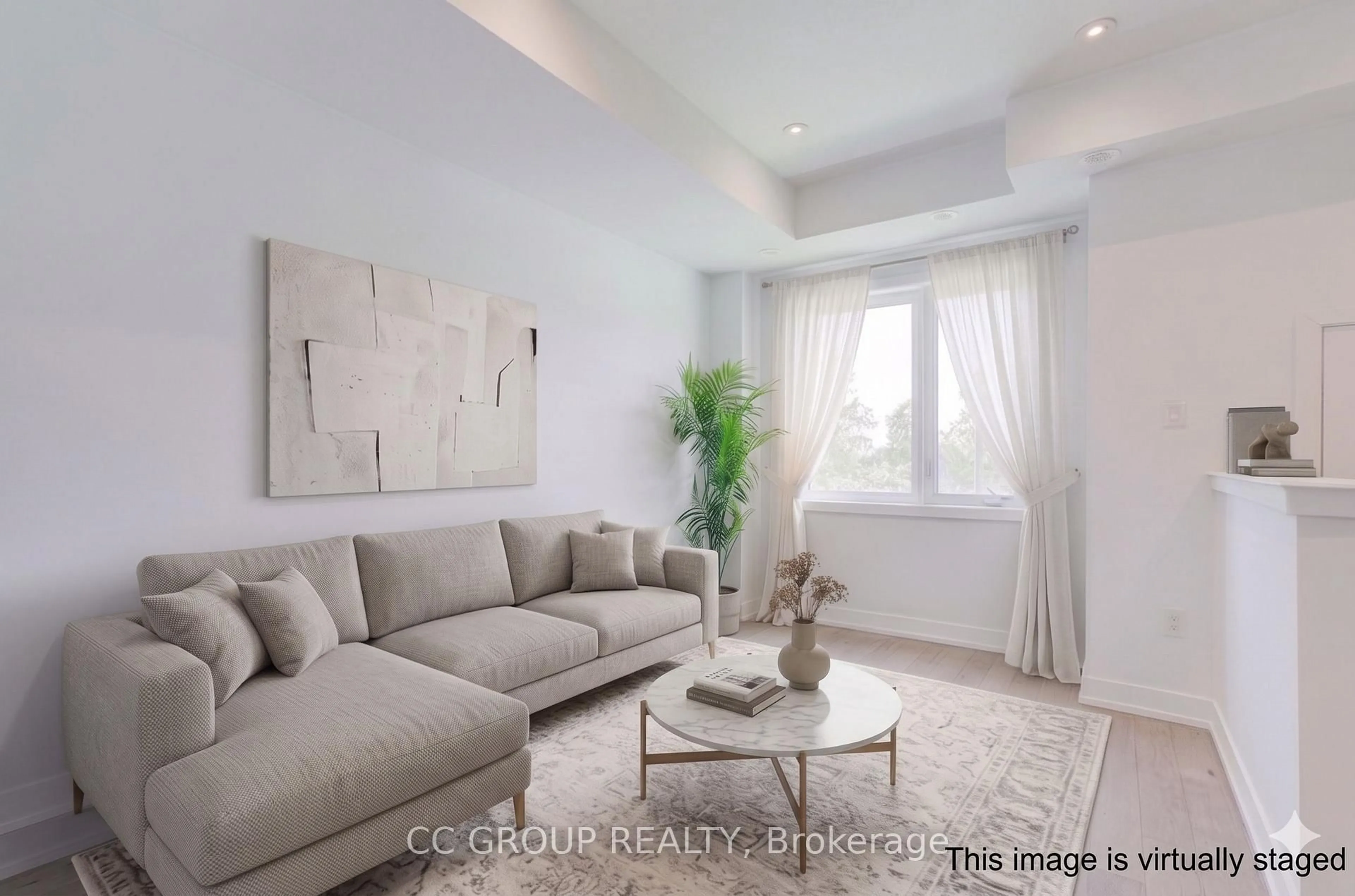 Living room with furniture, unknown for 105 Frederick Tisdale Dr, Toronto Ontario M3K 0C6