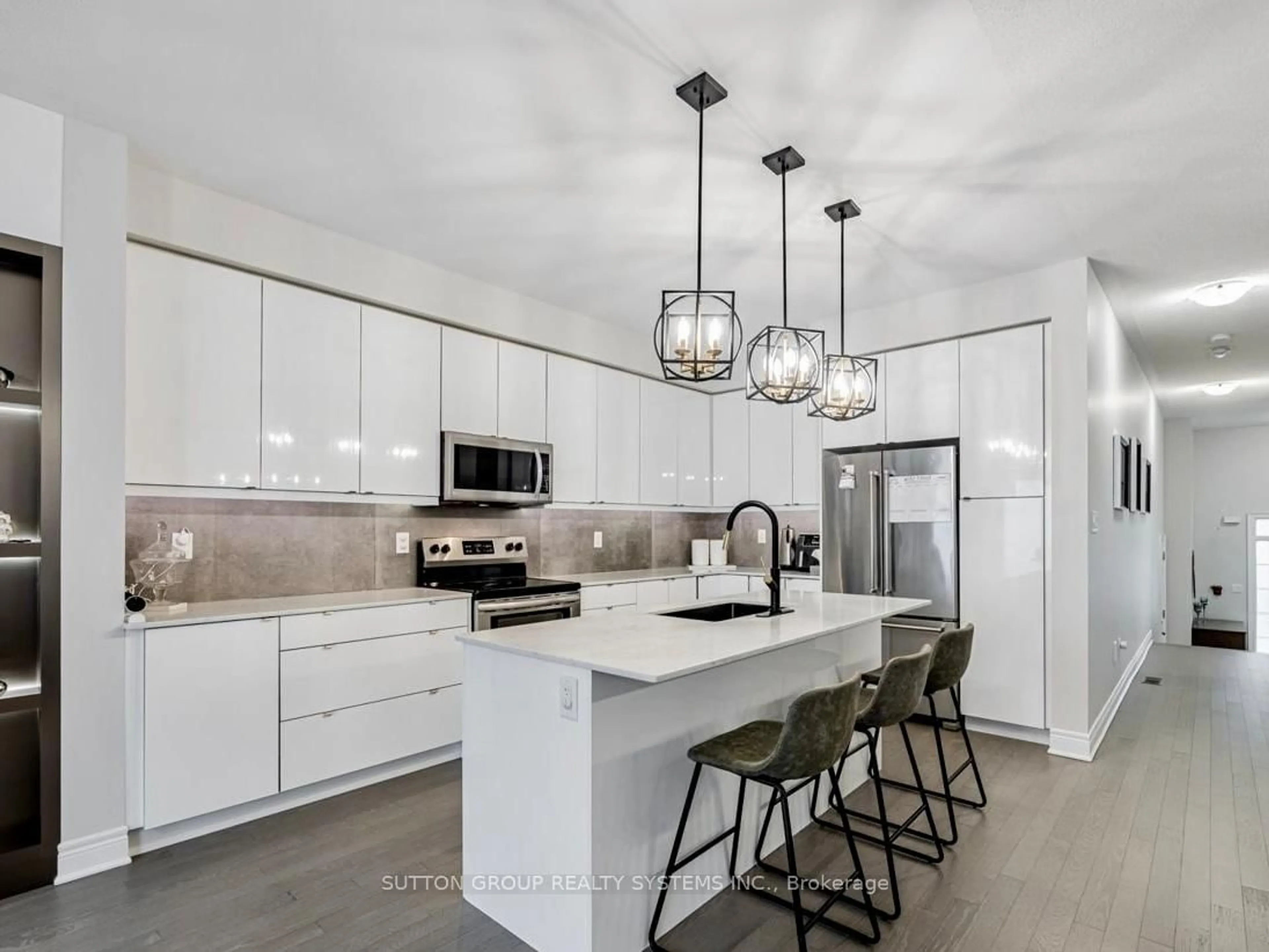 Contemporary kitchen, ceramic/tile floor for 1338 Restivo Lane, Milton Ontario L9E 1K2