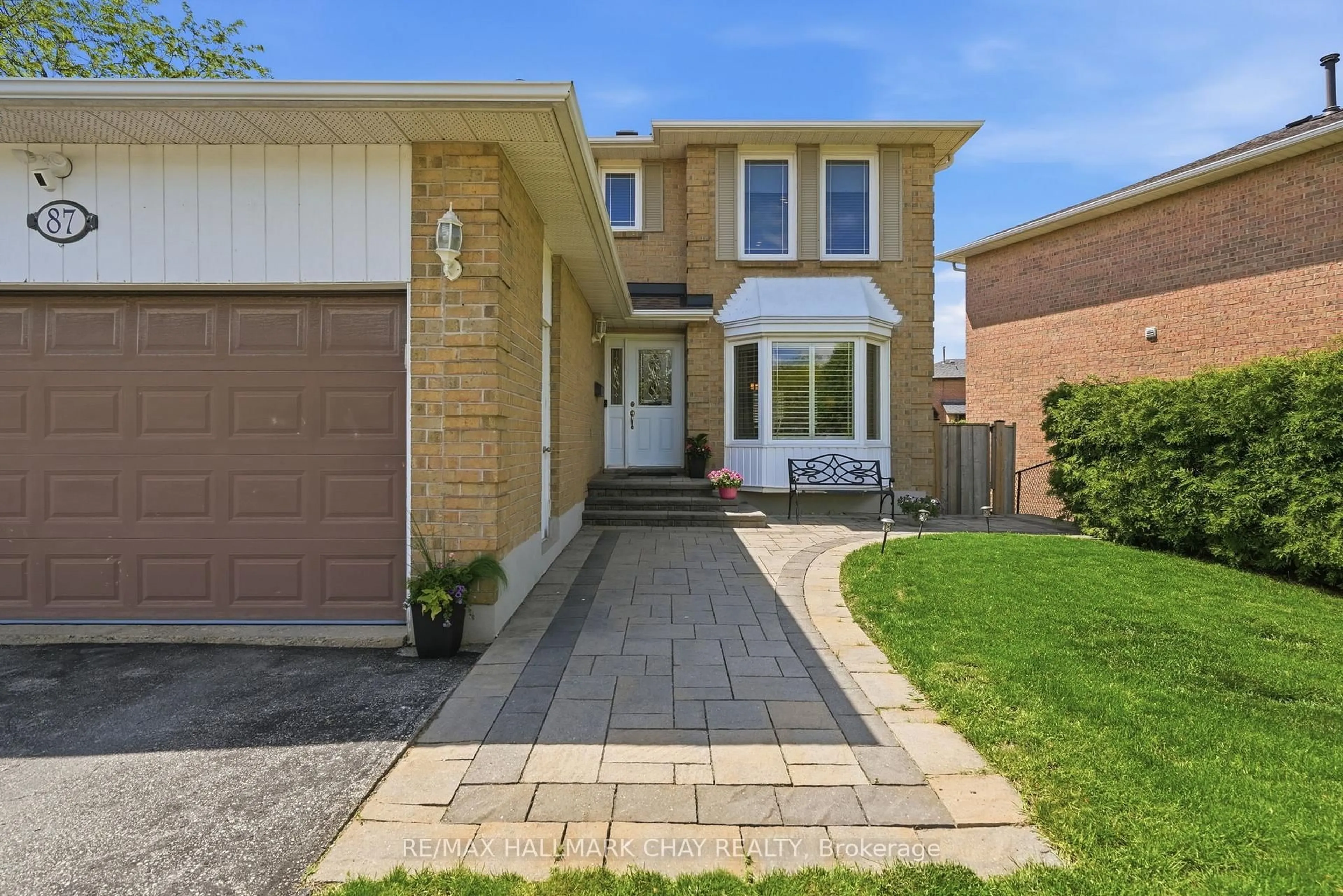 Home with brick exterior material, street for 87 Philosopher's Tr, Brampton Ontario L6S 4L4
