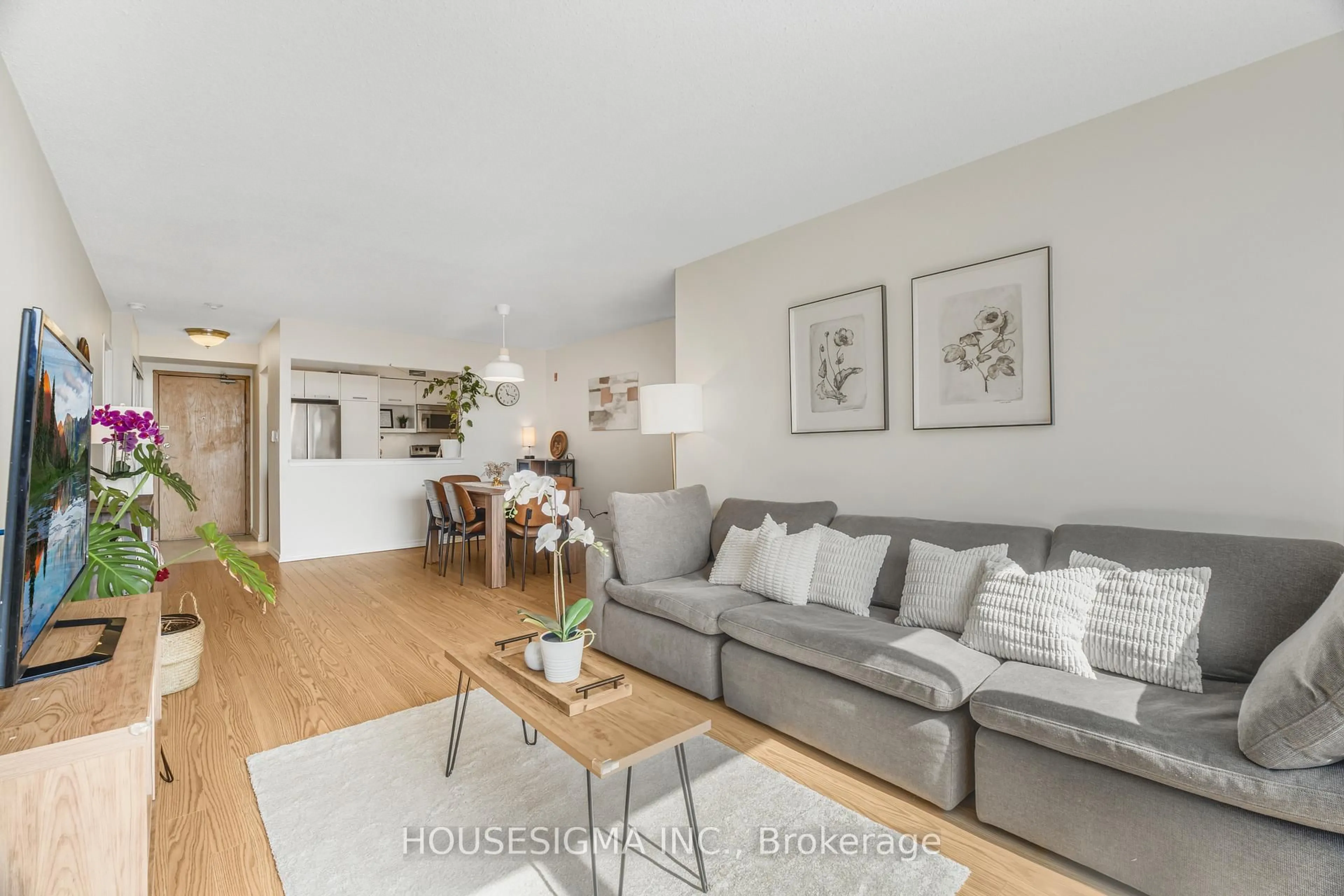 Living room with furniture, unknown for 22 Southport St #438, Toronto Ontario M6S 4Y9